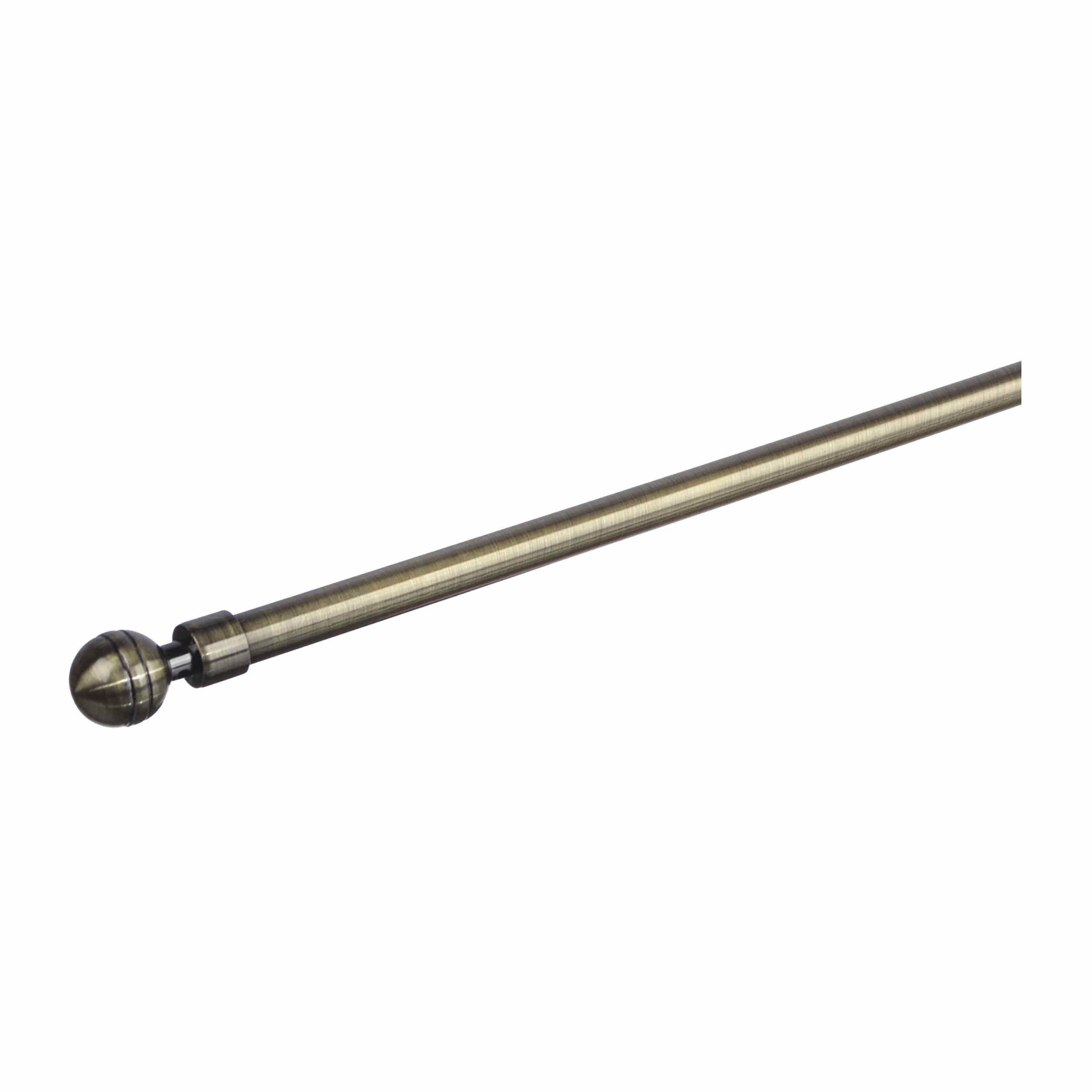 Bara vitraj extensibila Cafe, 85 - 135 cm, auriu, finisaj antichizat