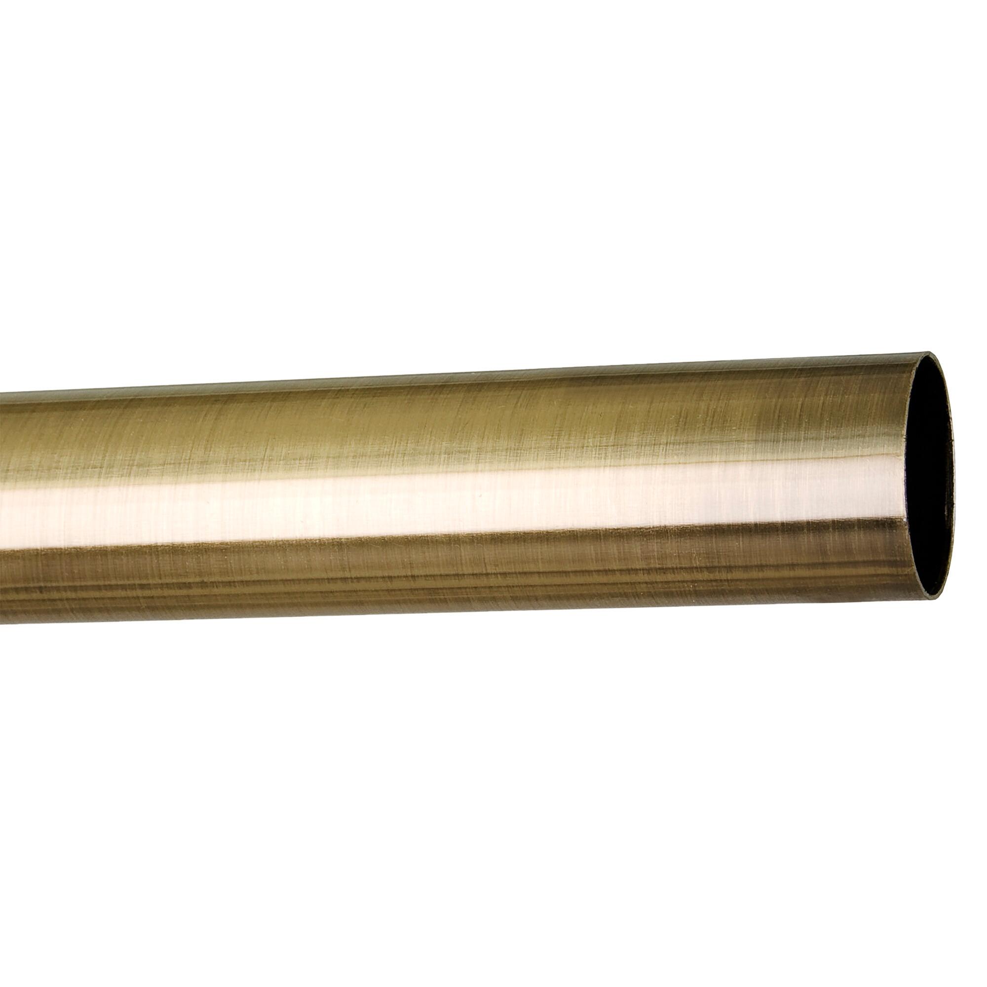 Bara metal galerie Inspire, 300 cm, diametru 25 mm, auriu, finisaj antichizat