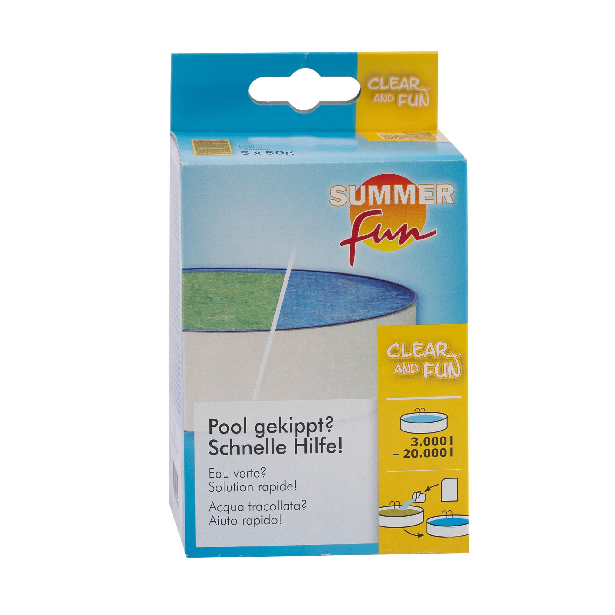 Tratament anti-alge, pentru 3000 - 5000 L, 175 g