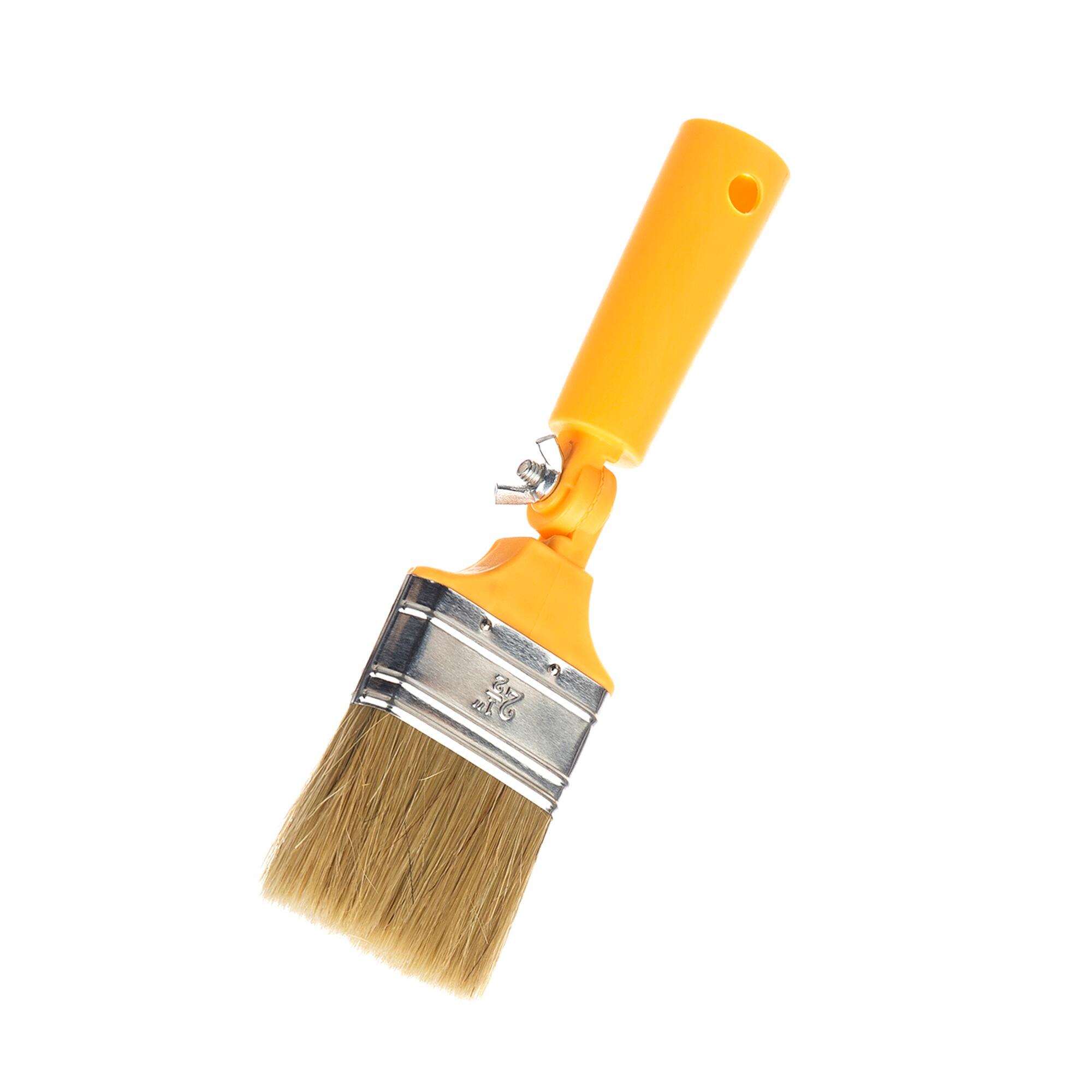 Pensula pentru colturi, maner rabatabil din PVC