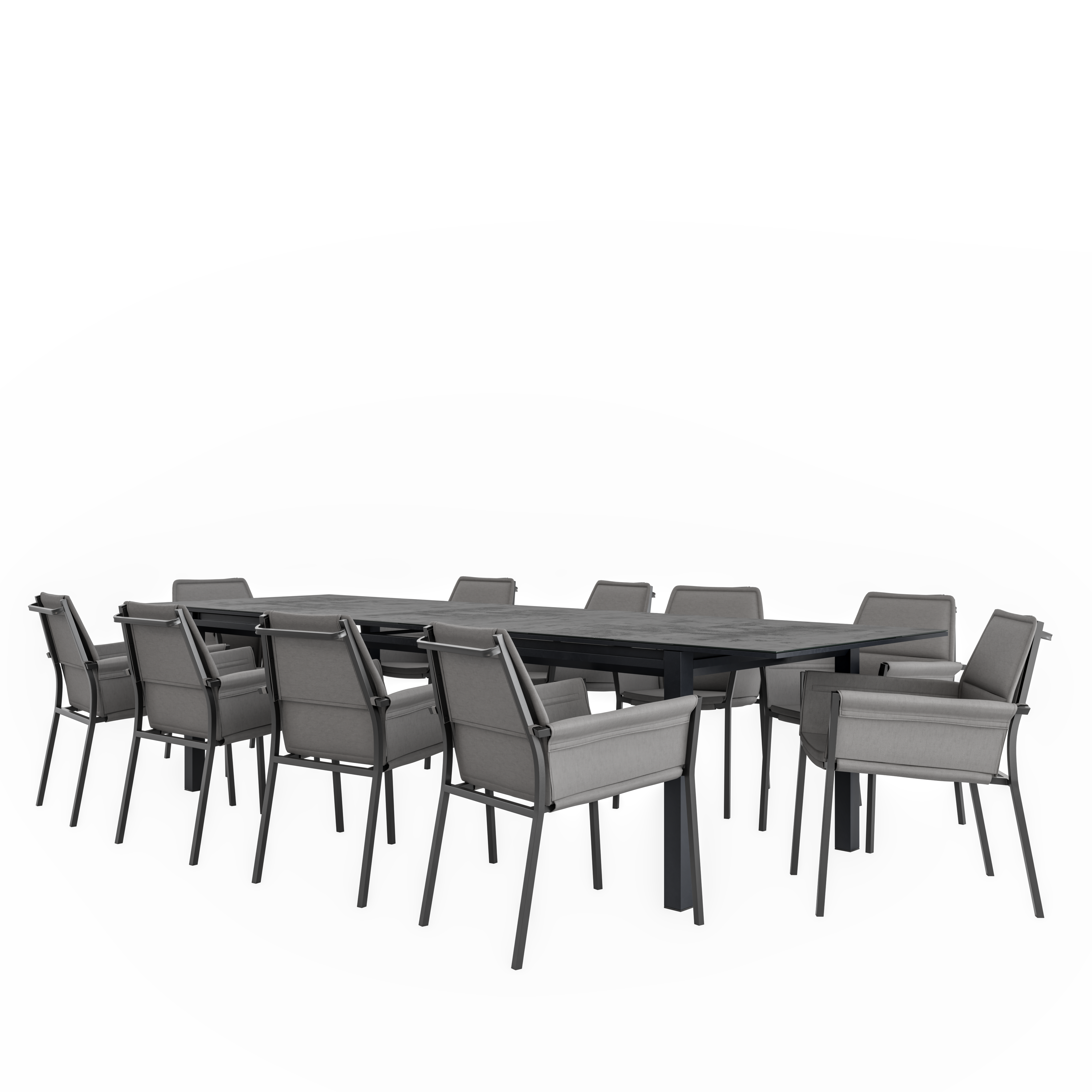 Cadeira de alumínio NATERIAL ORION DELTA CINZA - 28