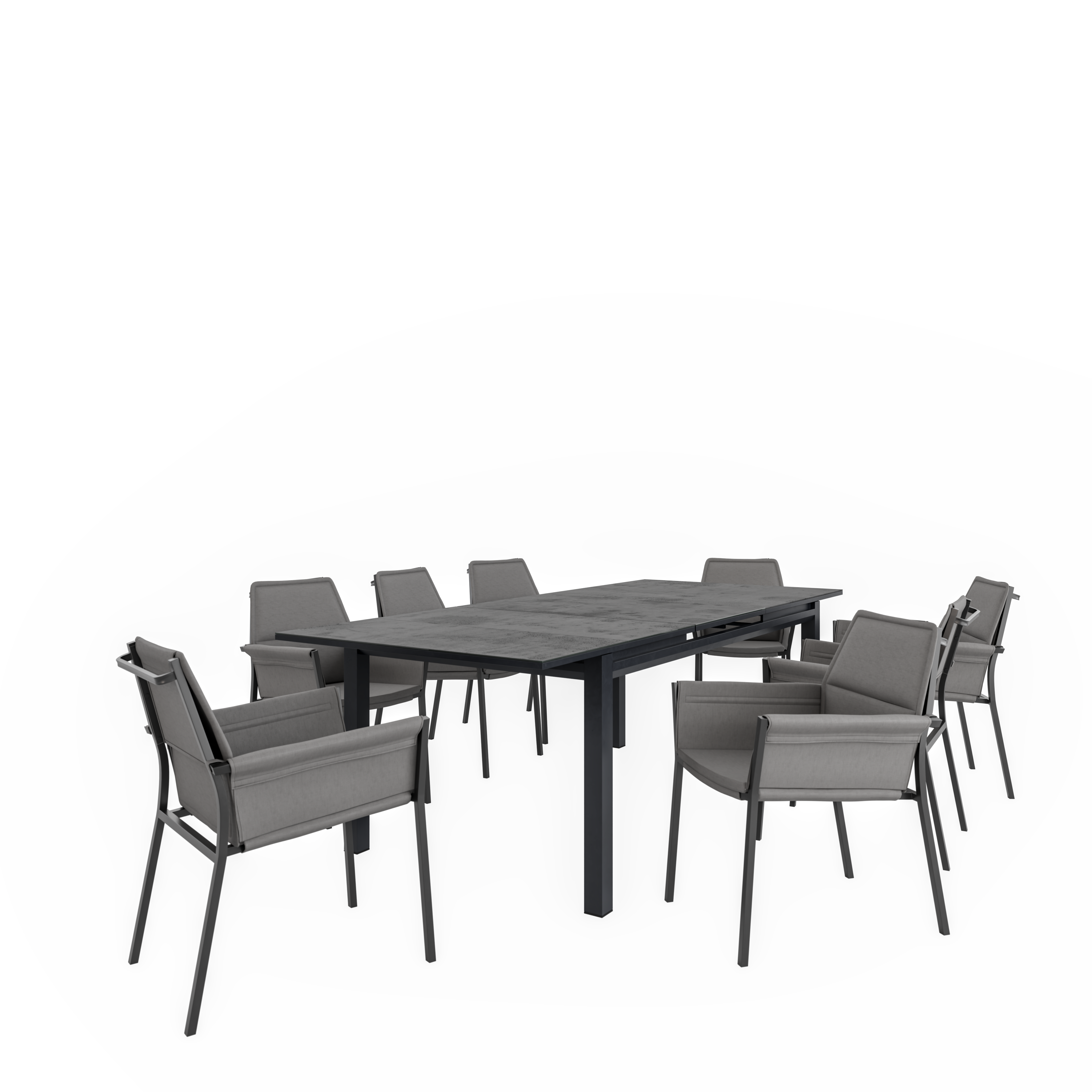 Cadeira de alumínio NATERIAL ORION DELTA CINZA - 26