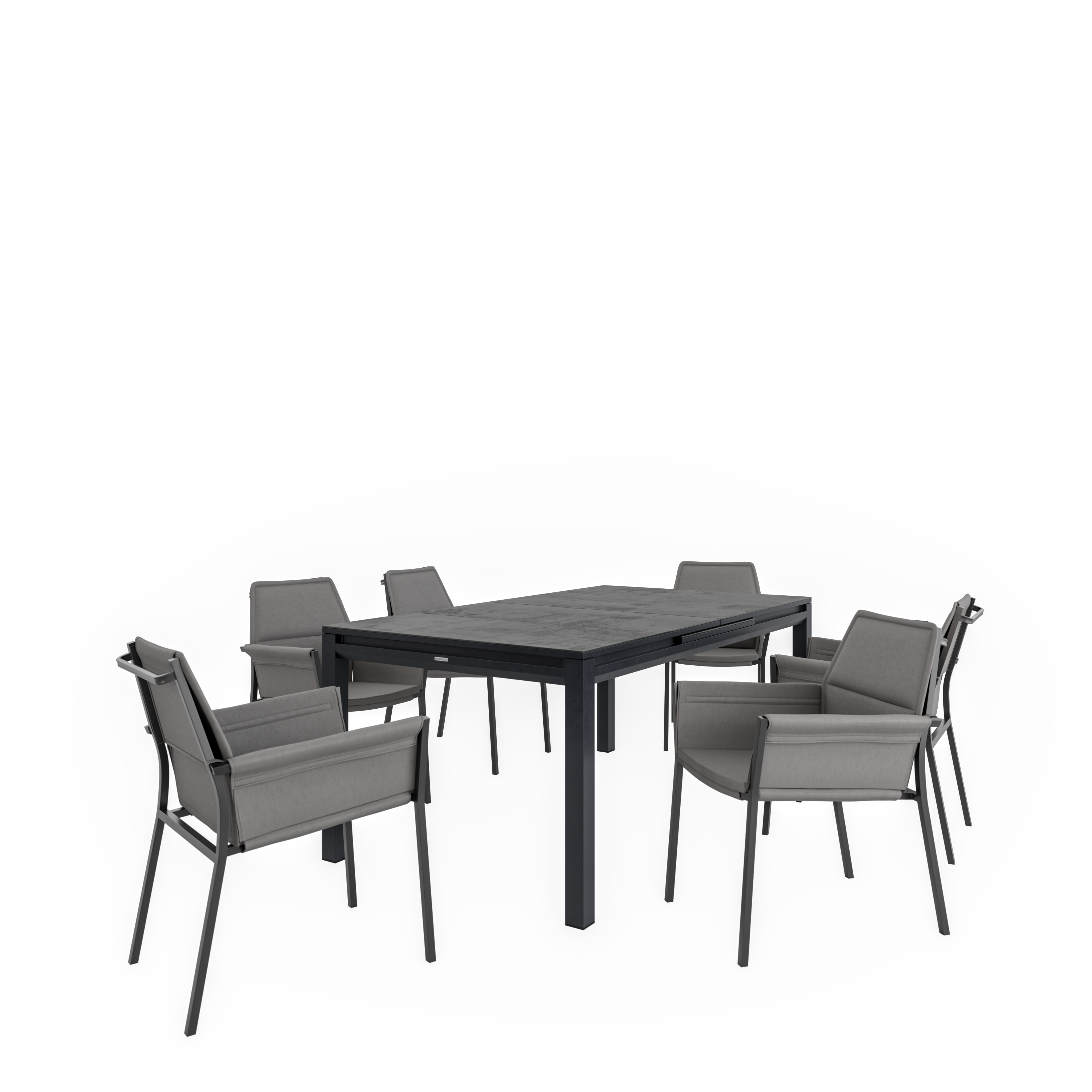 Cadeira de alumínio NATERIAL ORION DELTA CINZA - 2