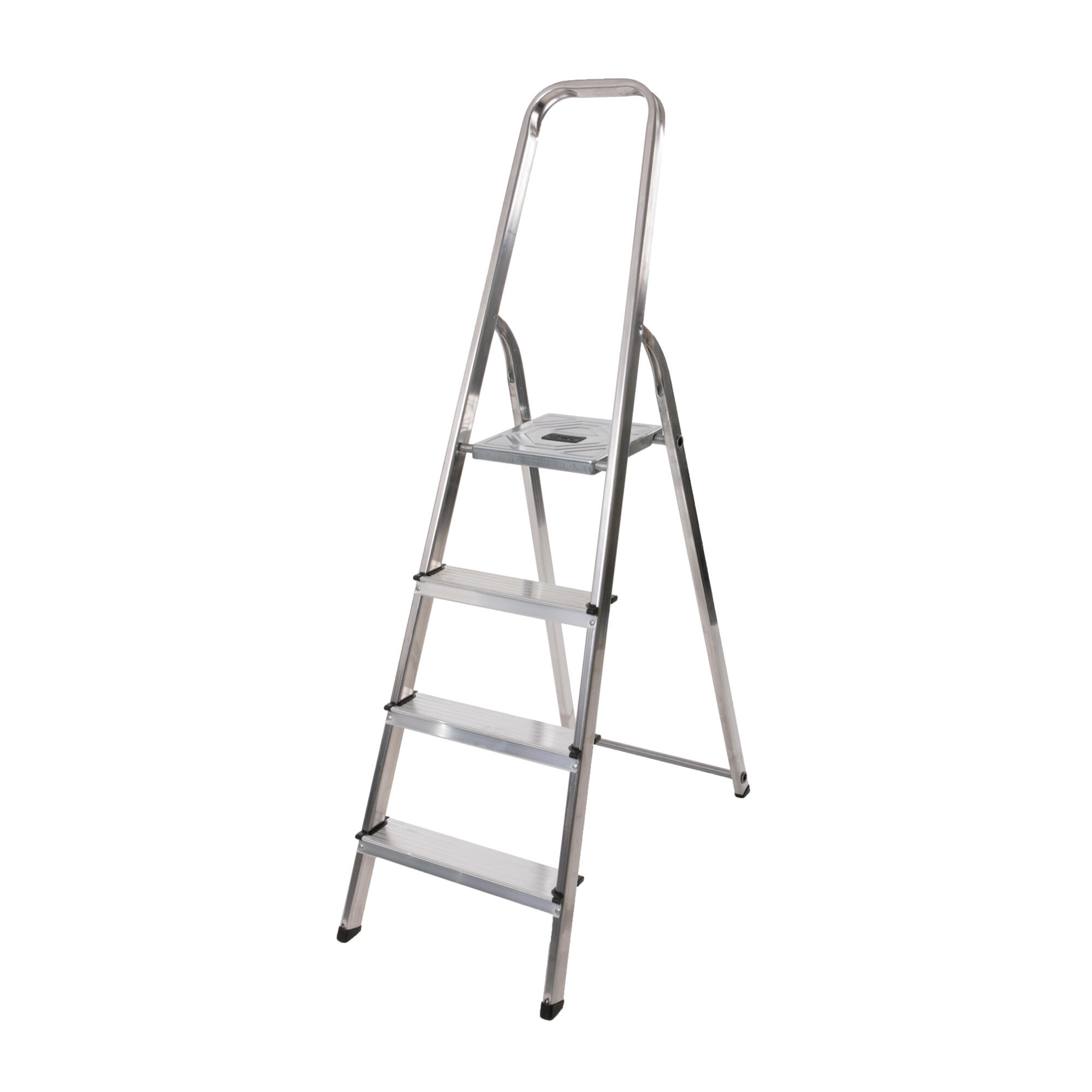 Escabeau domestique pliable 4 marches SELEKTA MixAlu - 6