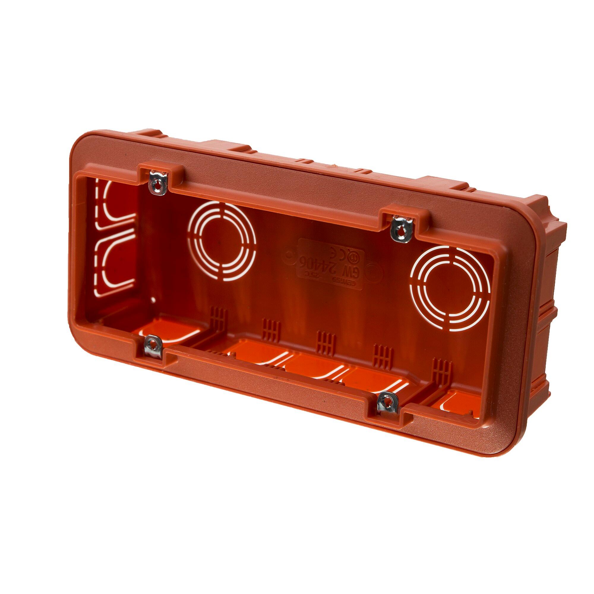 Doza aparat Gewiss, sub tencuiala, cu 6 module, 194 x 90 x 50 mm