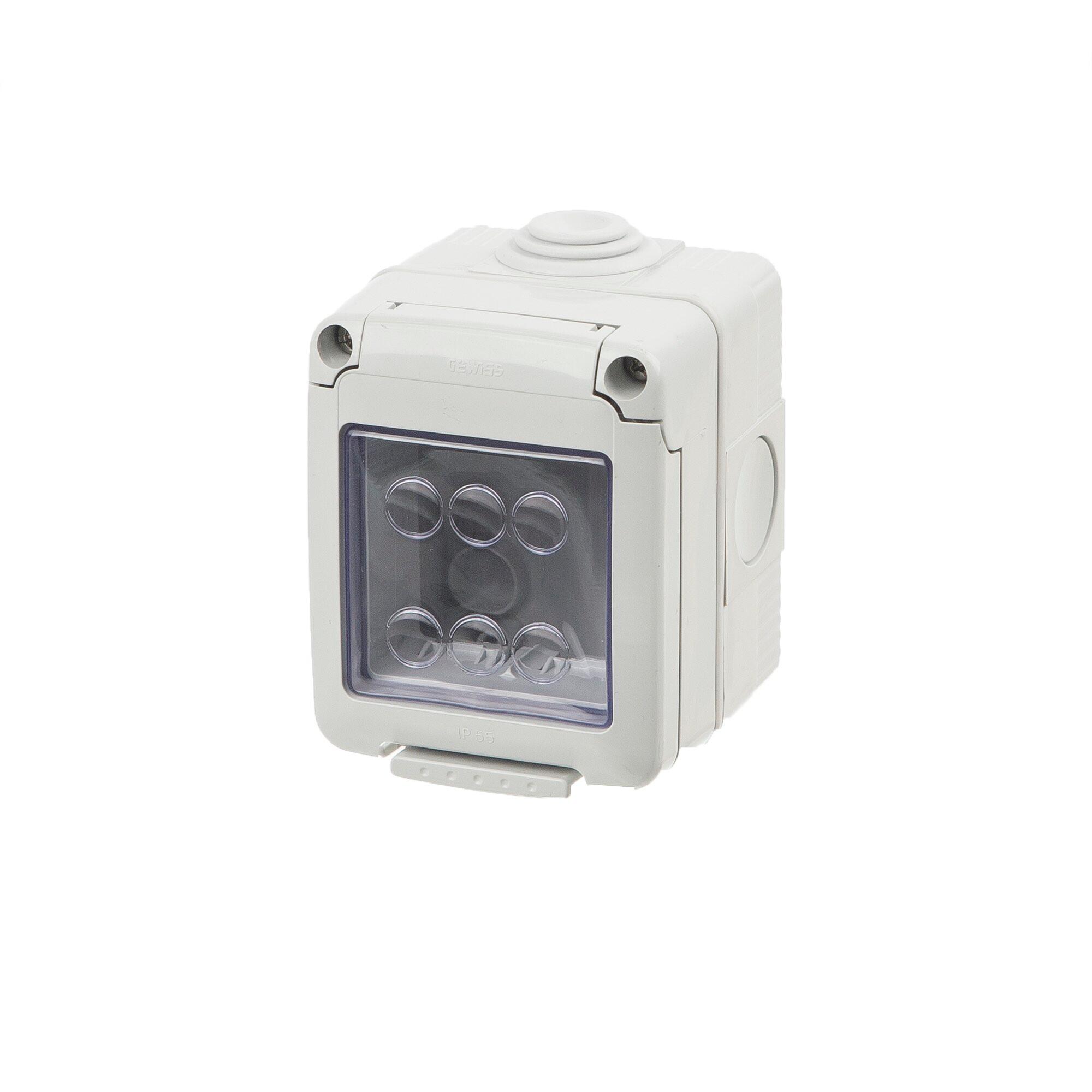 Doza aparat Gewiss, dubla, IP55, 66 x 82 x 55 mm | Leroy Merlin