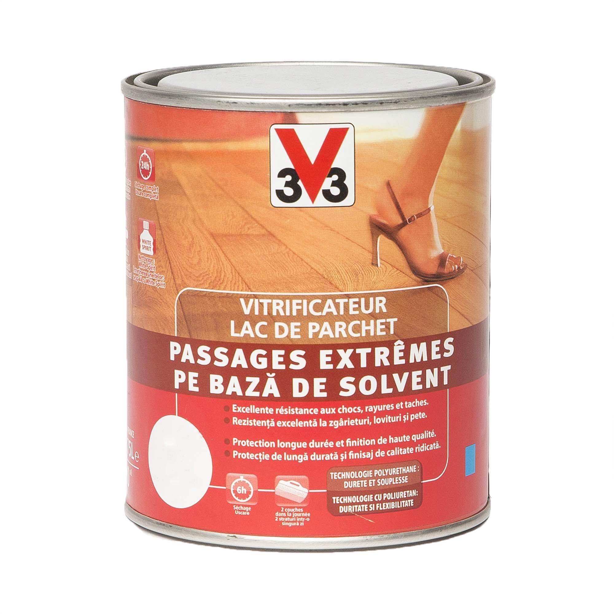Lac de protectie V33, pentru parchet, alchidic , 0.75 L