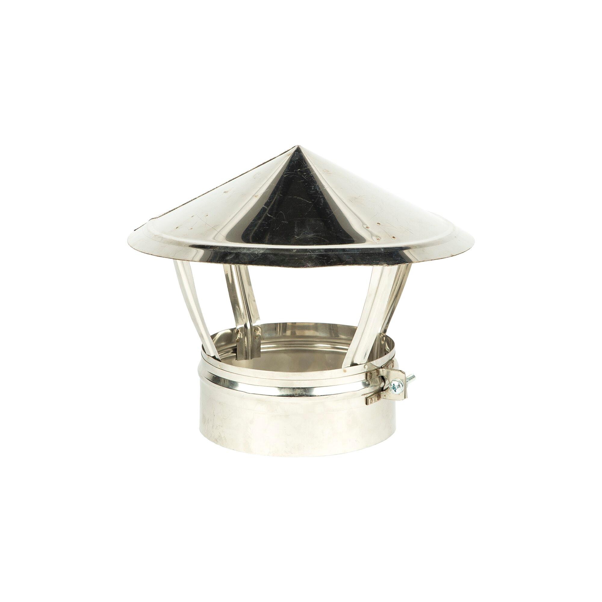 Capac terminal, inox, simplu perete, tip A, grosime 0.5 mm, Ø 160 mm