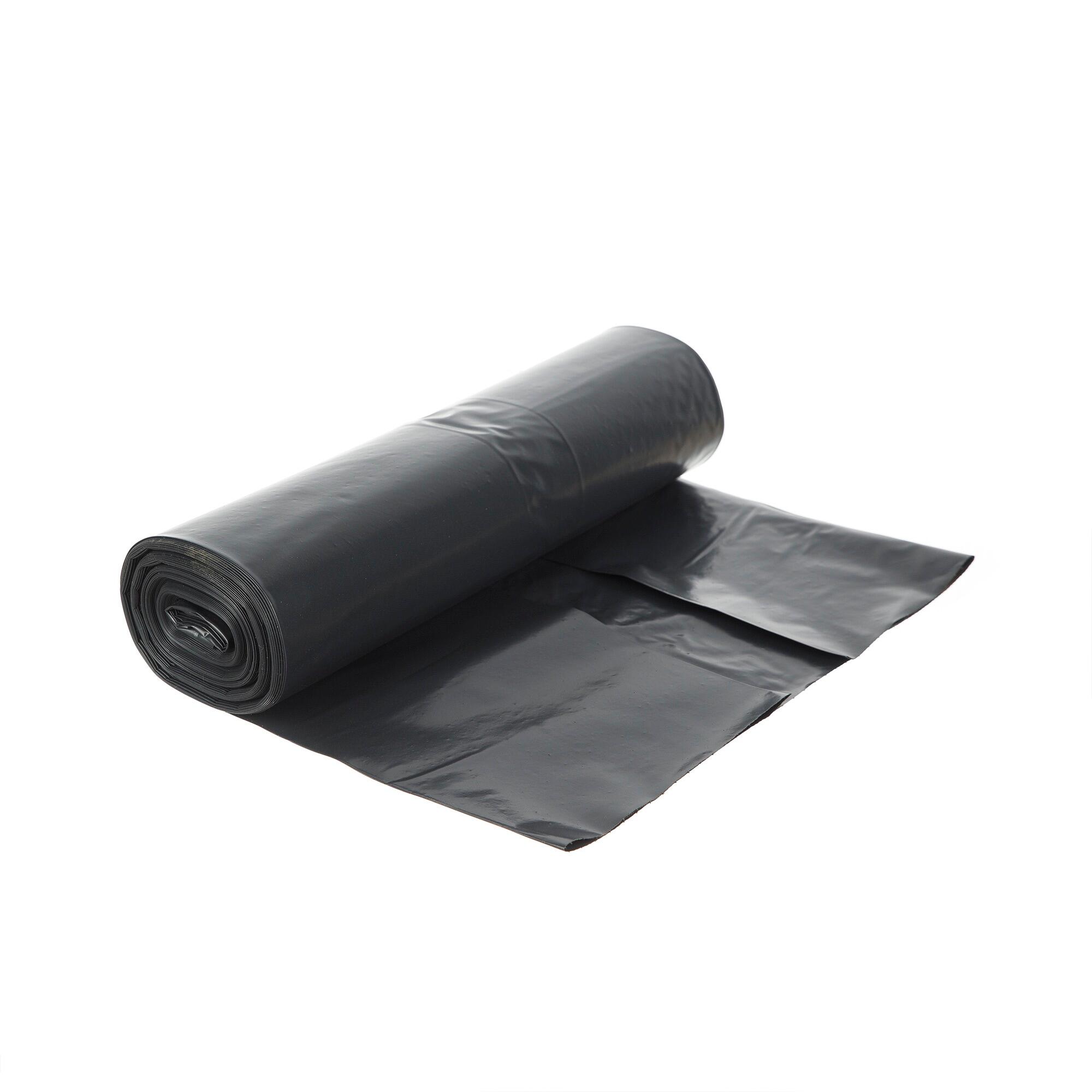 Saci menajeri 120 L x 15 bucati, Hardy, negru 15buc