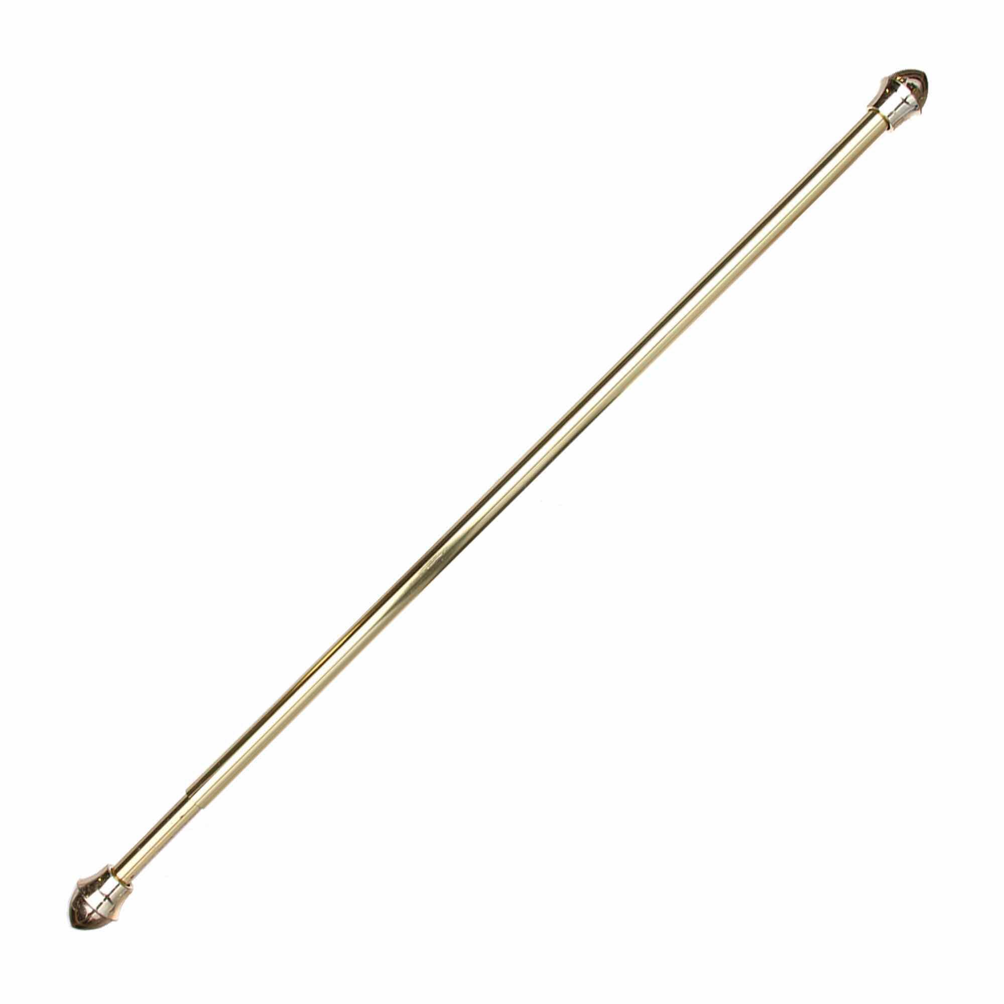 Bara vitraj extensibila Cafe, 85 - 135 cm, diametru 13 mm, auriu, finisaj antichizat