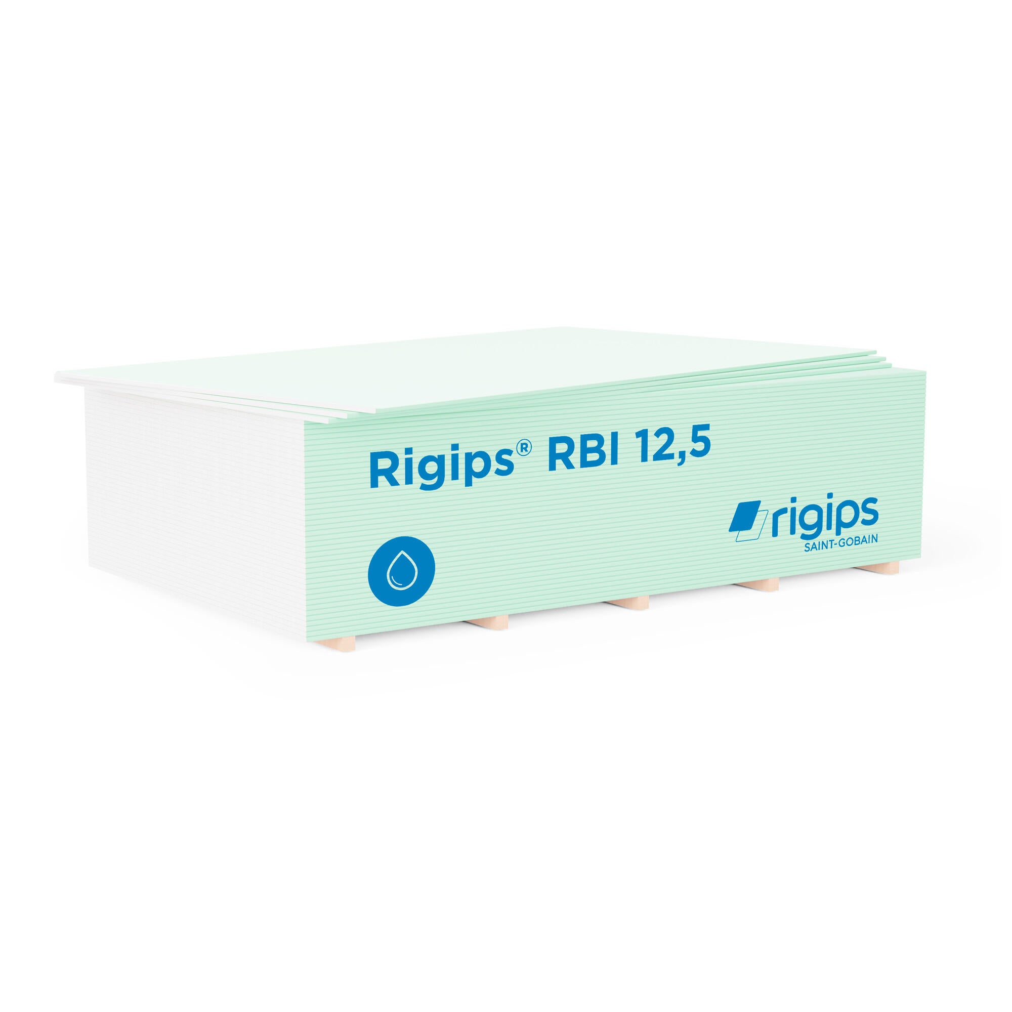 Placa gips carton Rigips RBI, interior, 12.5 x 1200 x 2000 mm | Leroy ...