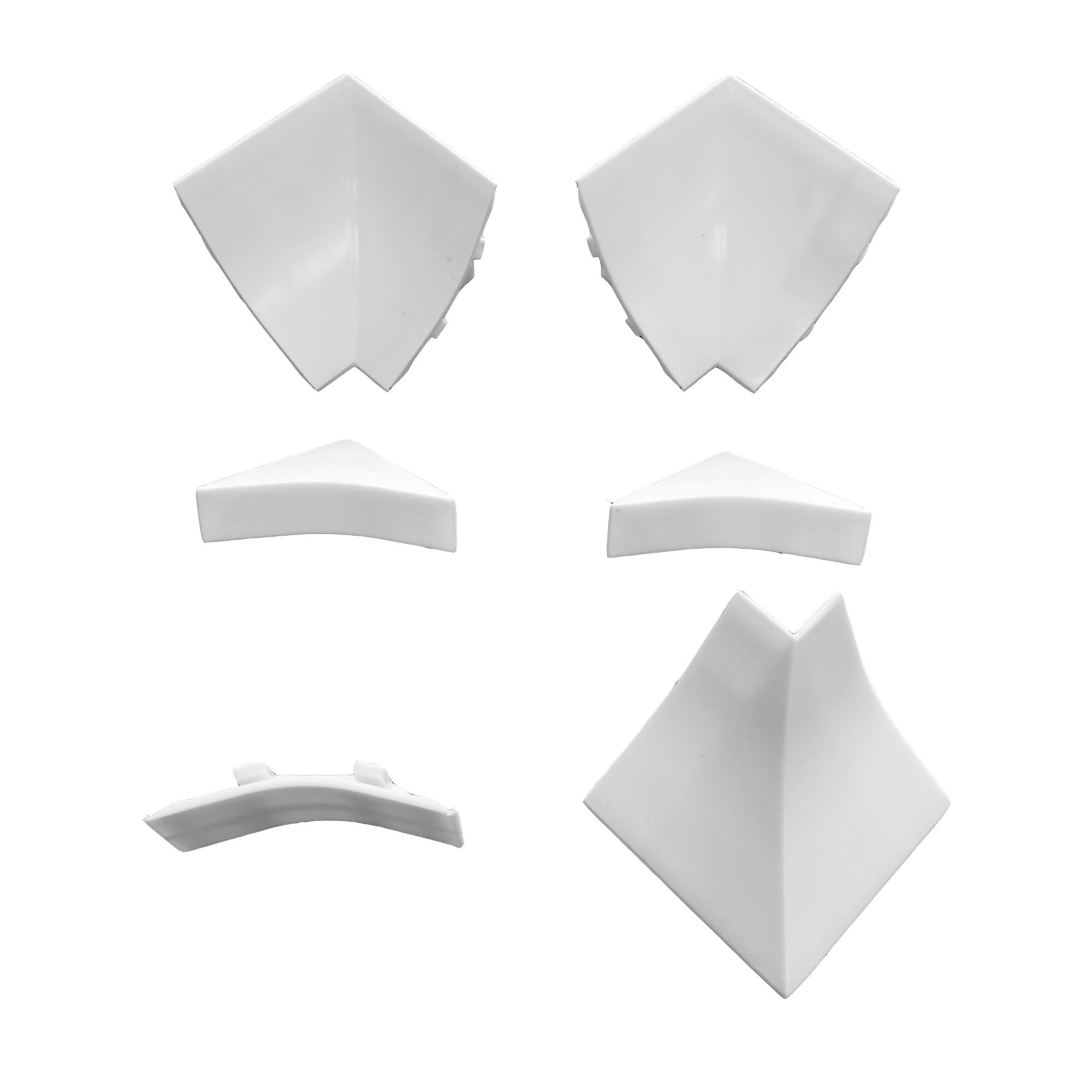 Set accesorii inaltator din PVC, alb, PP231