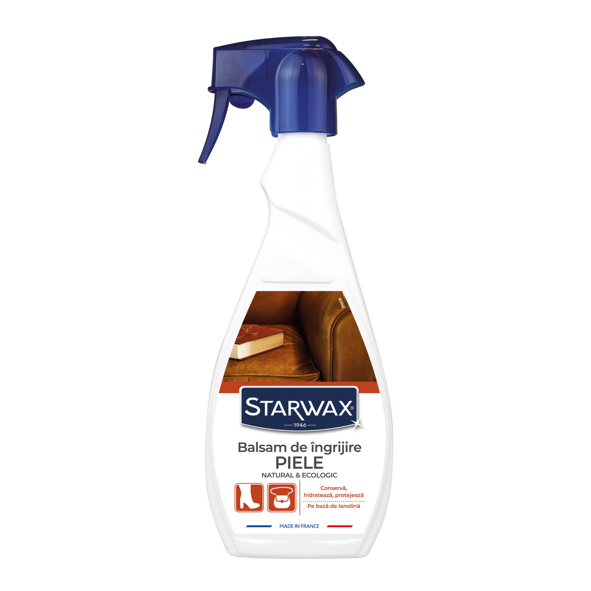 Balsam pentru ingrijirea suprafetelor din piele naturala, Starwax, 0.5 L