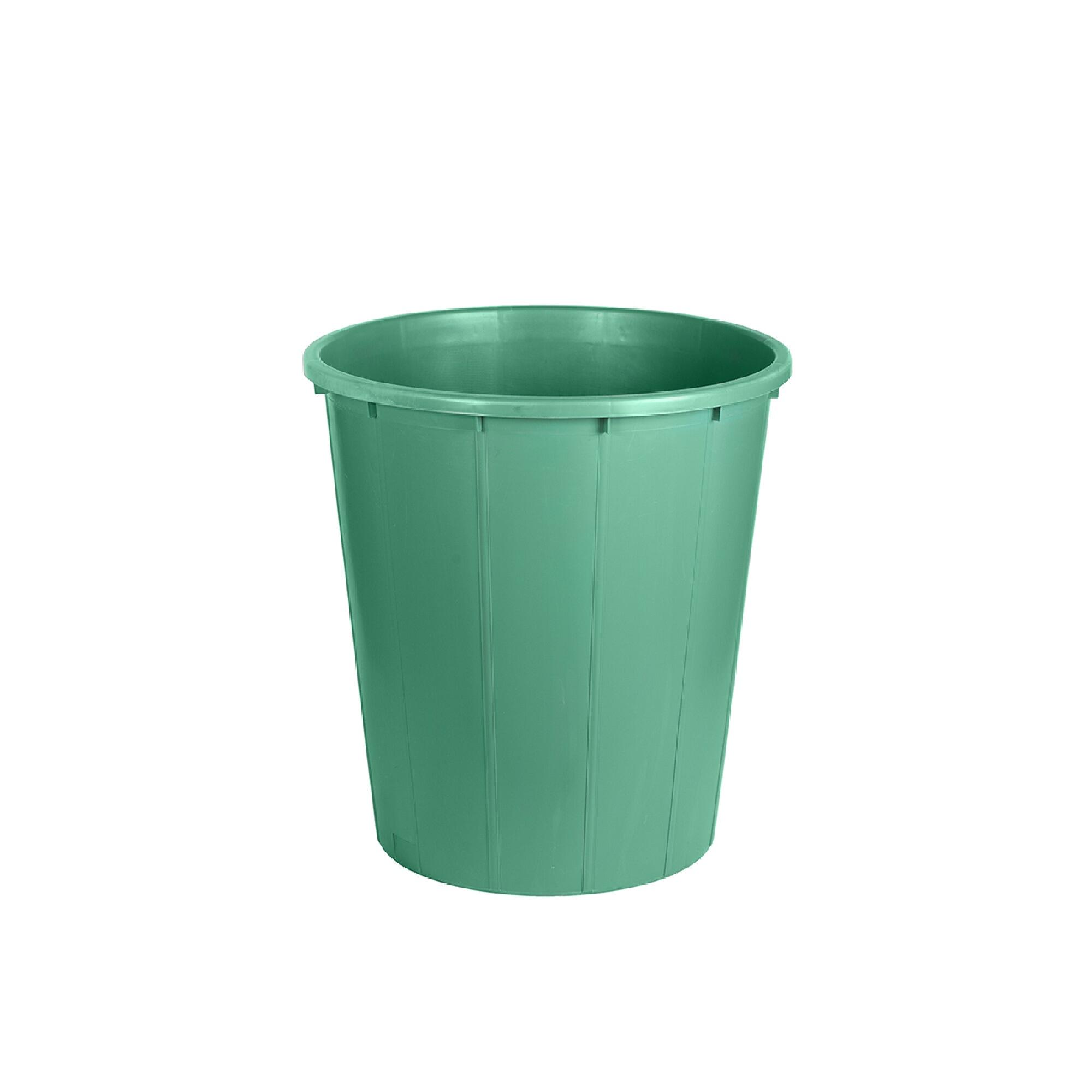 Butoi fara capac, Plastor, plastic, 200 L, verde