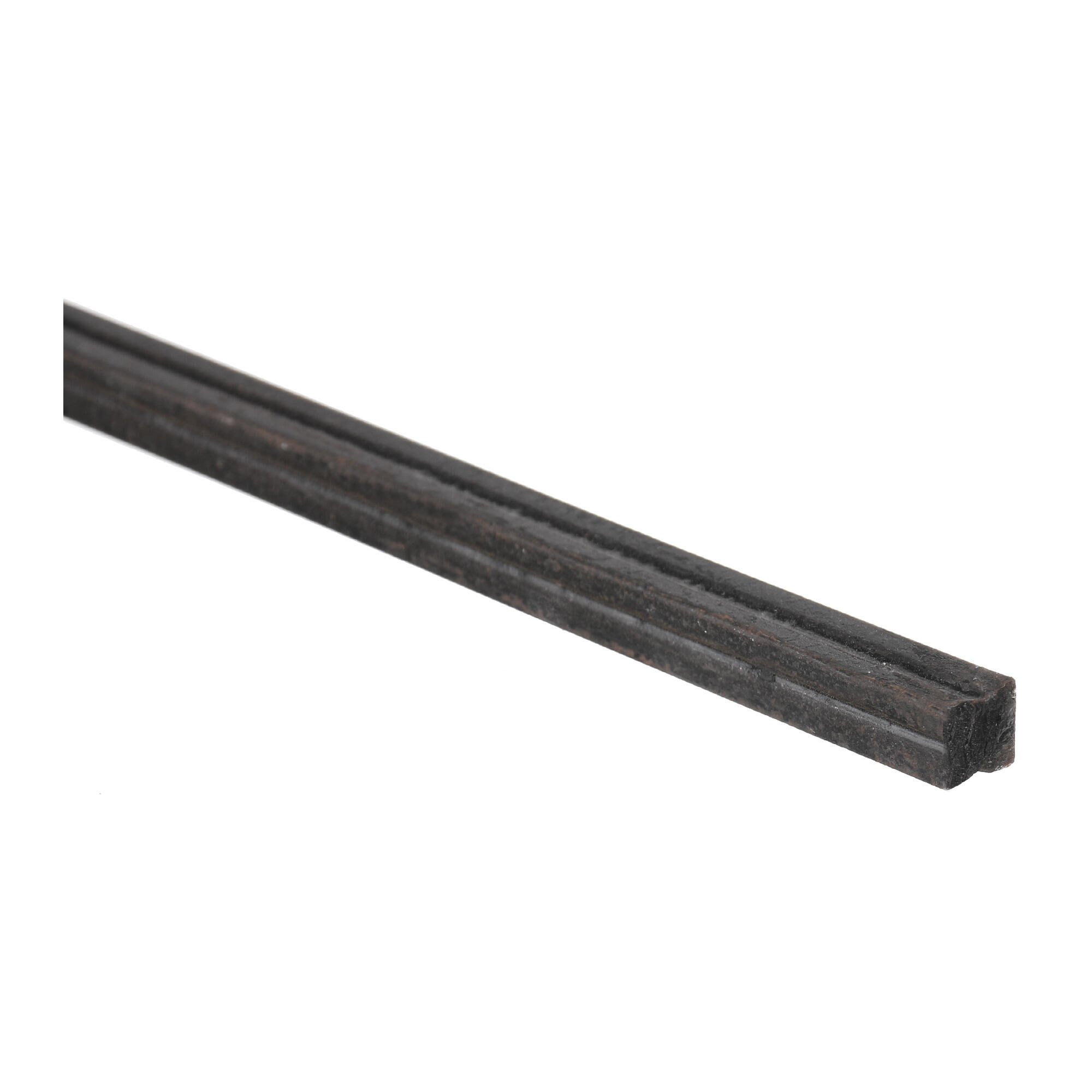 Bara fier forjat, canelata, 12 x 12 mm, L 2 m