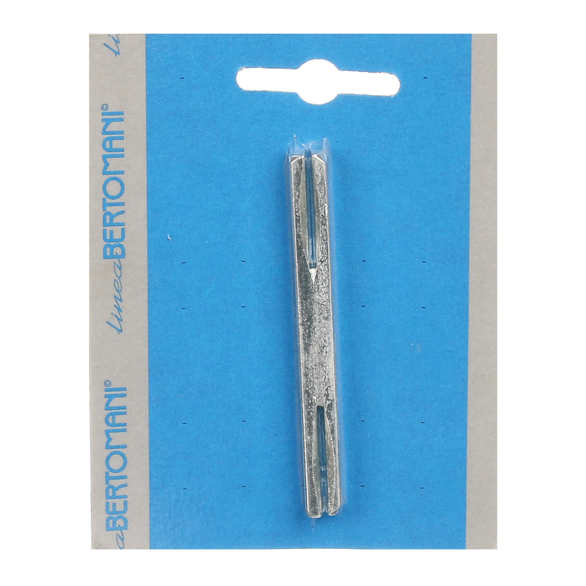 Tija fixare maner, otel, 80 x 8 mm, argintiu