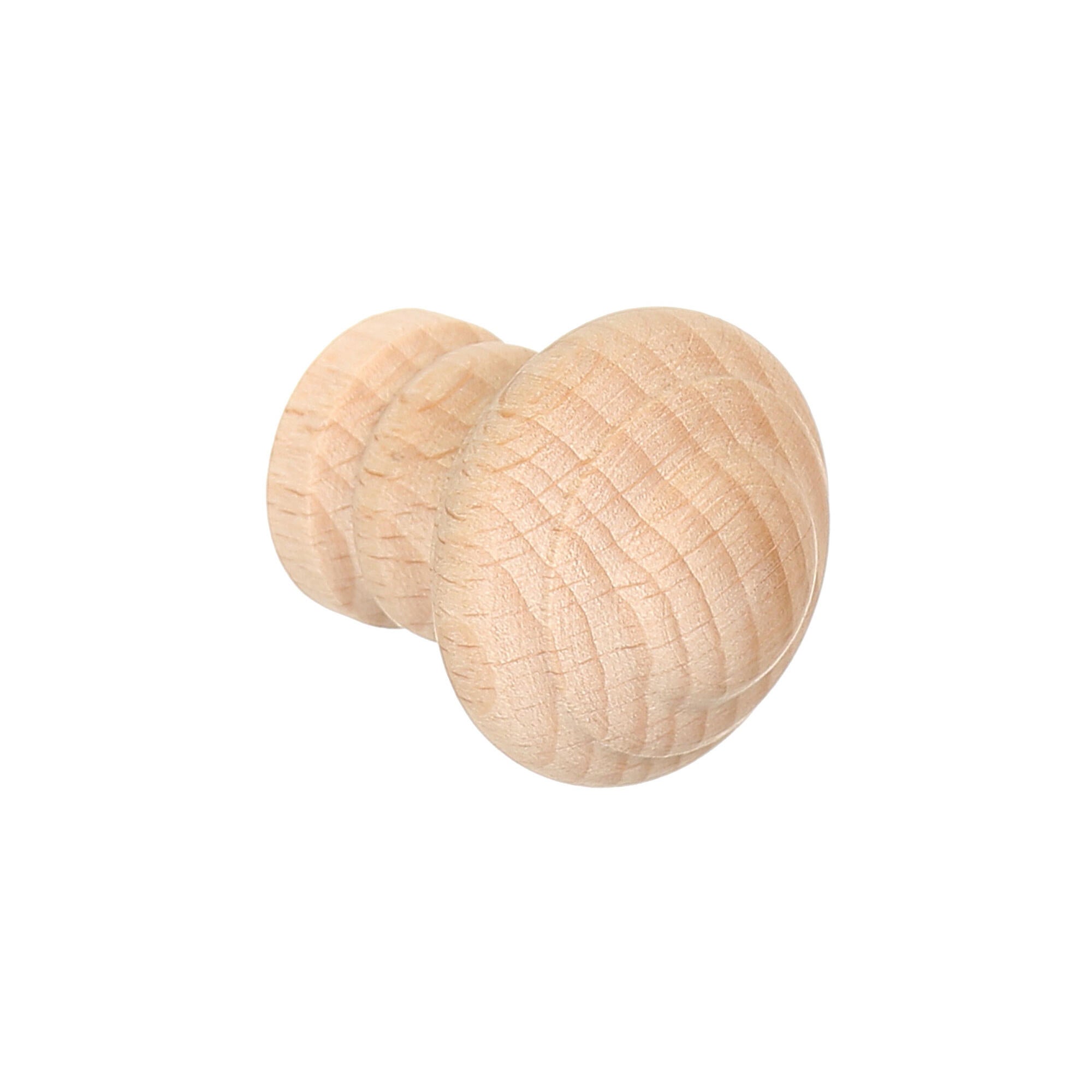 Buton mobila, Ø 30 mm, lemn brut