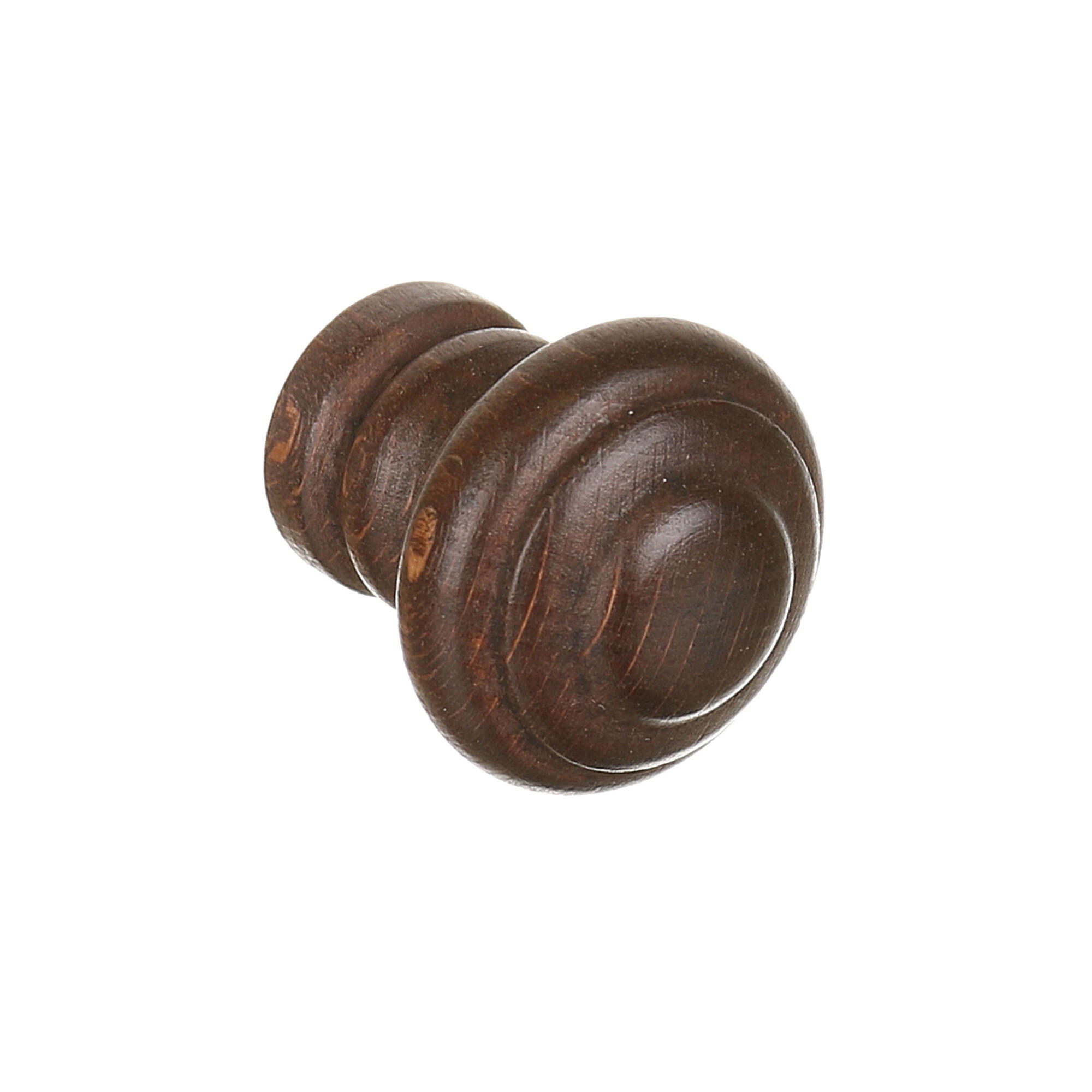 Buton mobila, Ø 30 mm, lemn, finisaj patinat