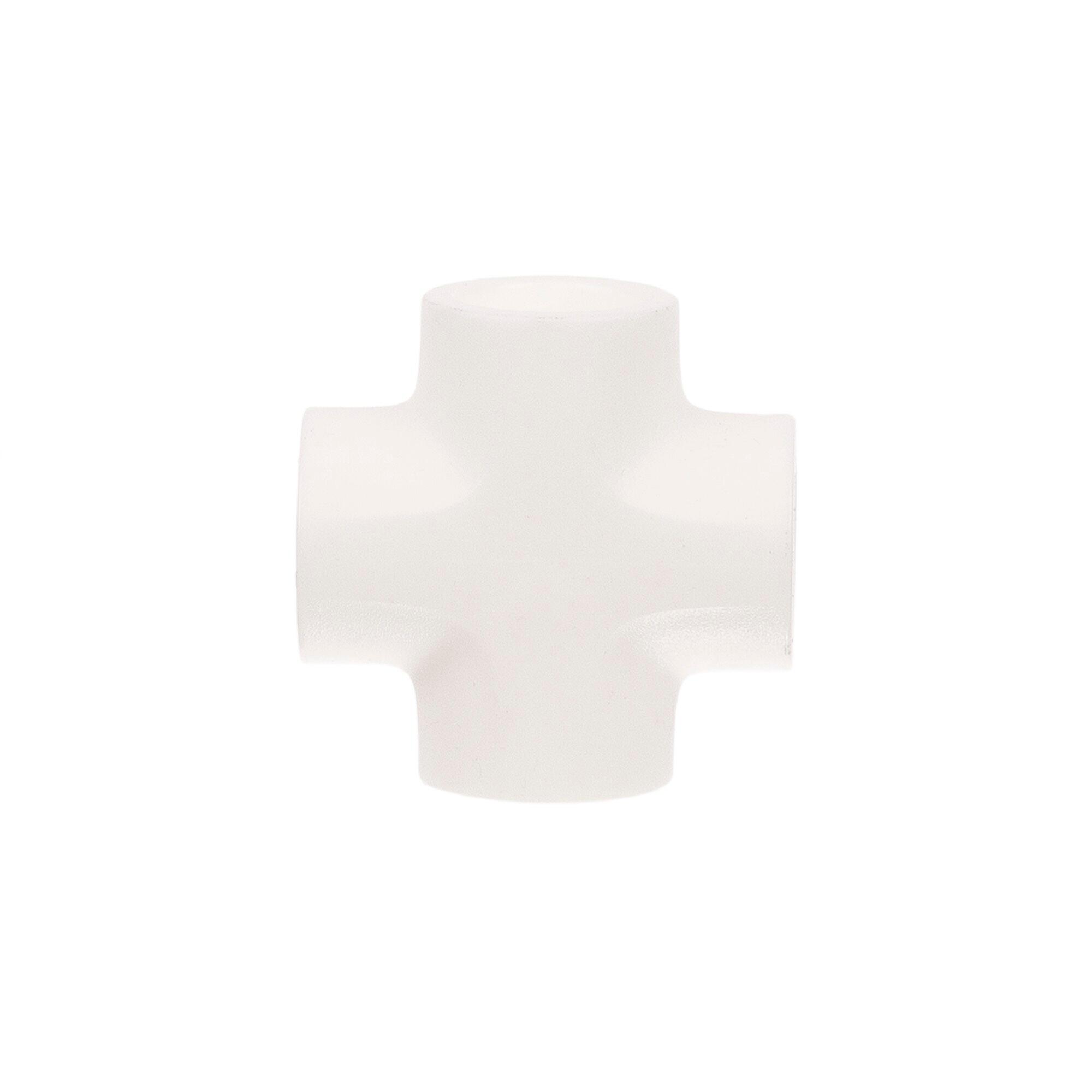 Cruce teava PPR, Ø 20 mm, alb