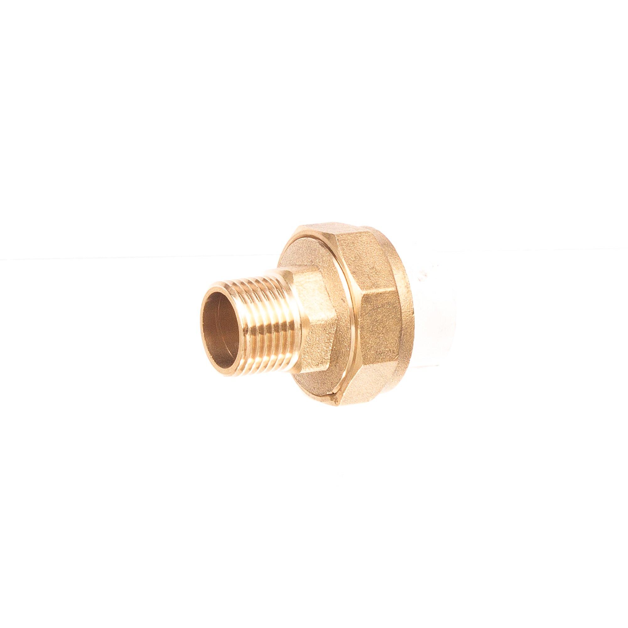 Racord olandez pentru teava PPR, filet exterior, Ø 20 mm x 1/2