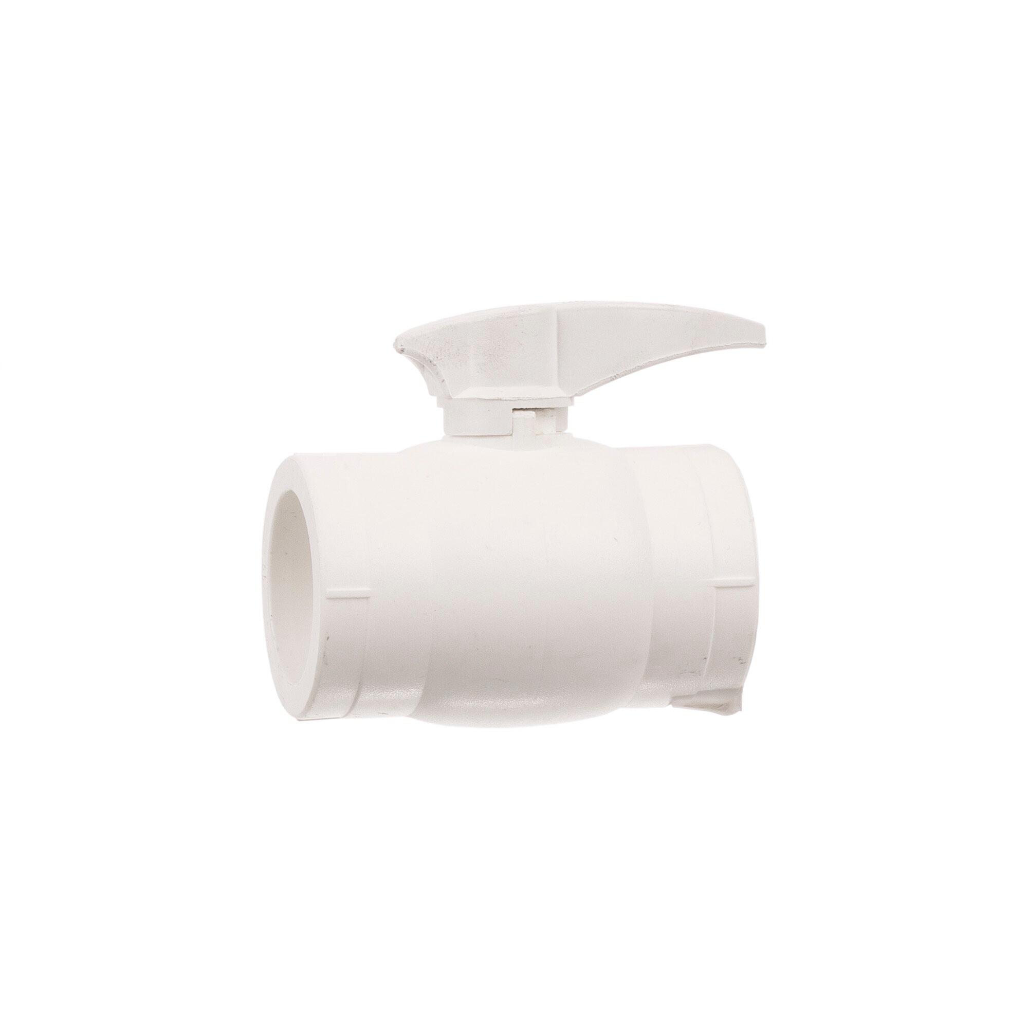 Robinet pentru teava PPR, sferic, Ø 20 mm, alb