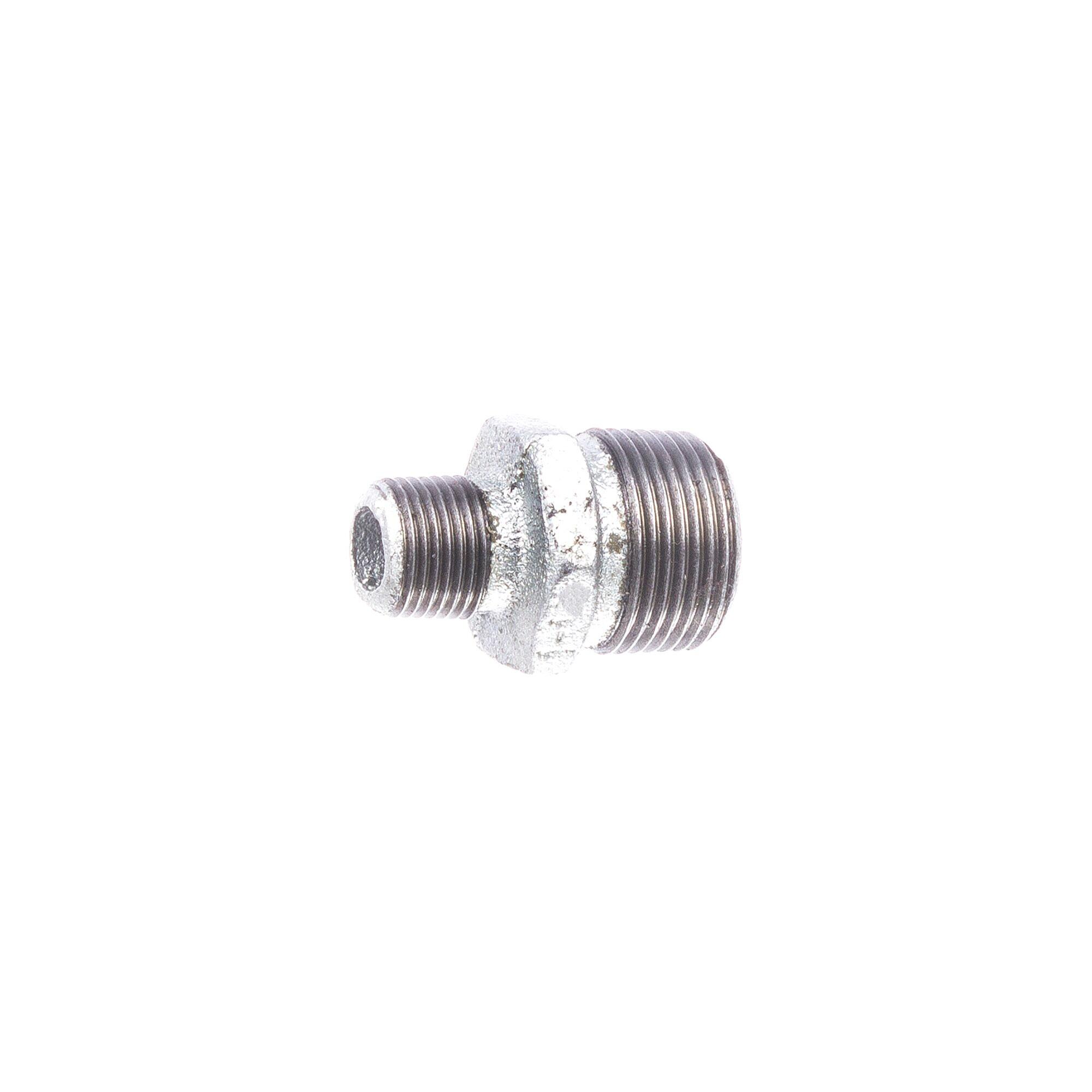 Niplu redus, zincat, filet exterior, racord 1' - 3/4'