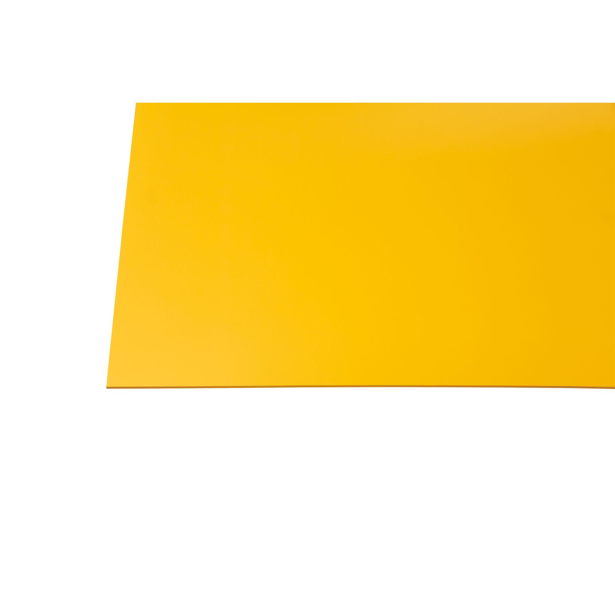 Placa PVC Hobby, 50 x 100 cm, grosime 3 mm, galbena | Leroy Merlin