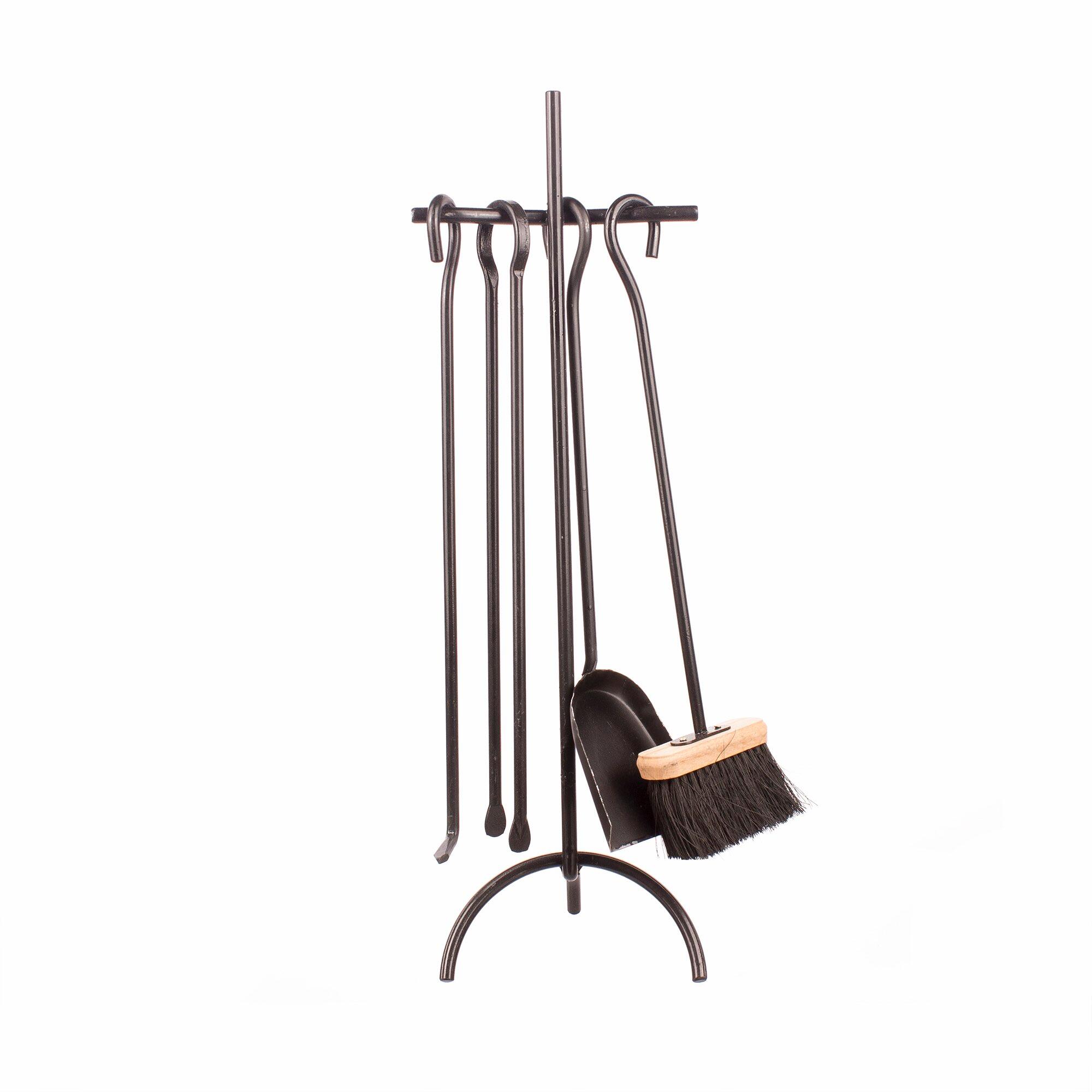 Set 4 accesorii pentru semineu, metal 4buc