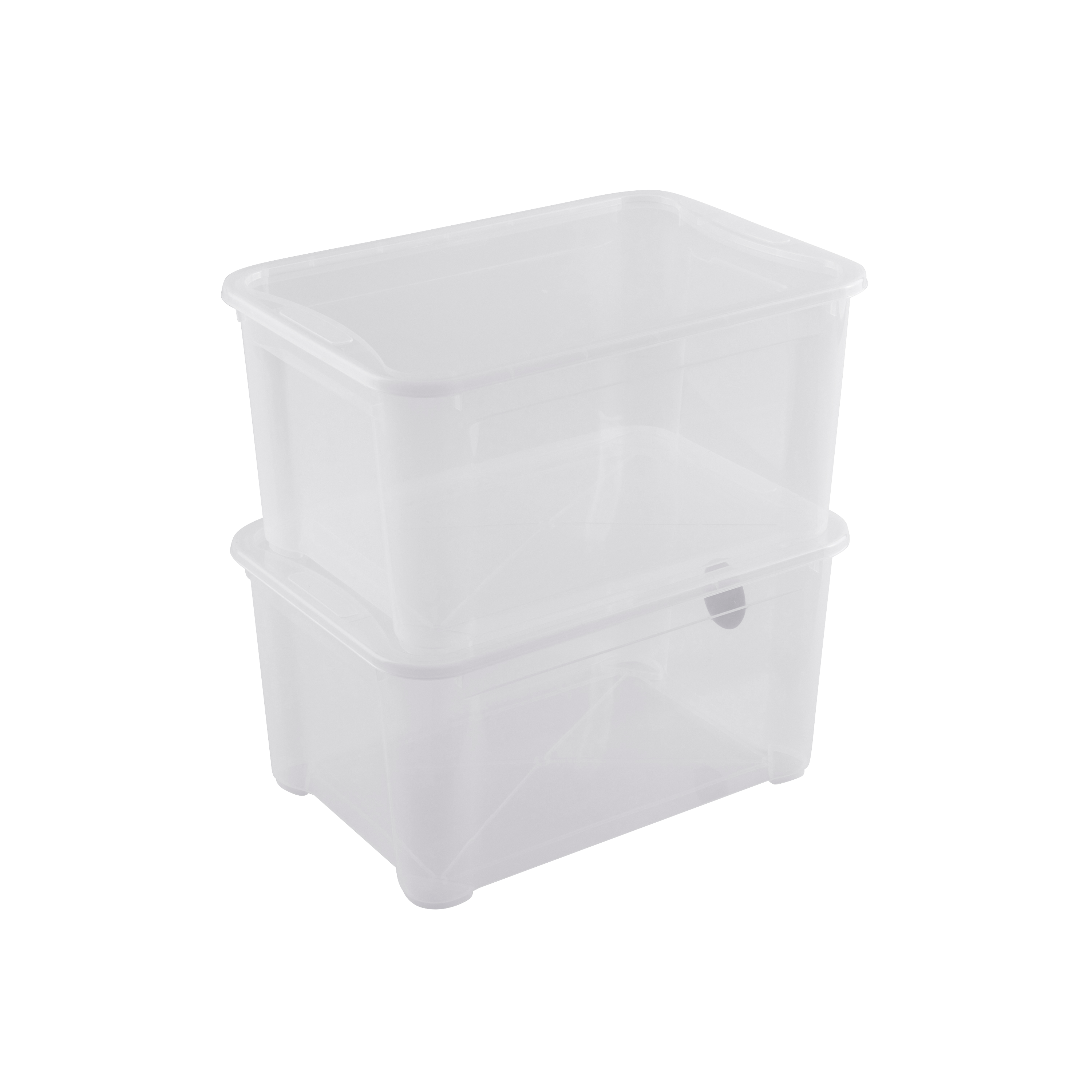 Caixa de arrumação empilhável 28.5X55.5X39CM 45L - 2