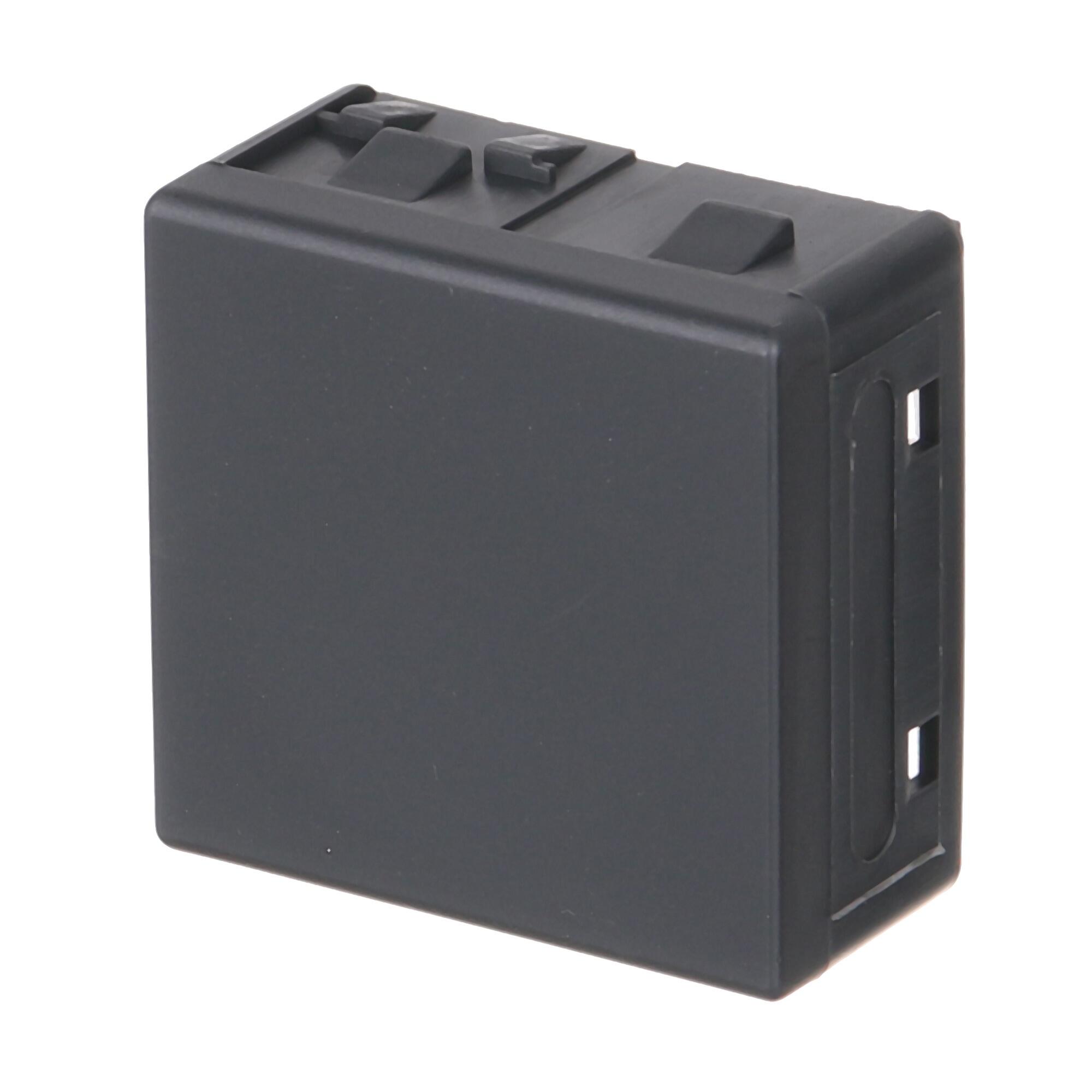 Tasta falsa intrerupator Gewiss Top System, pentru aparataj modular, 2 module, IP20, neagra