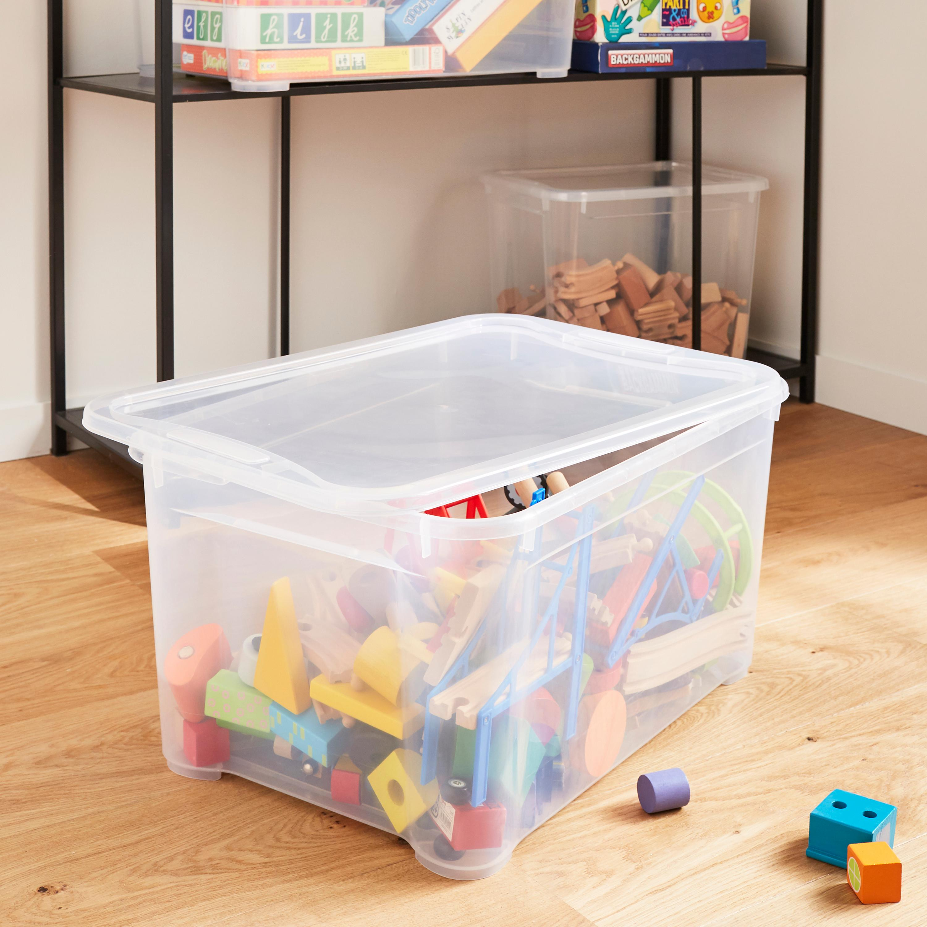 Caixa de arrumação empilhável 28.5X55.5X39CM 45L - 12