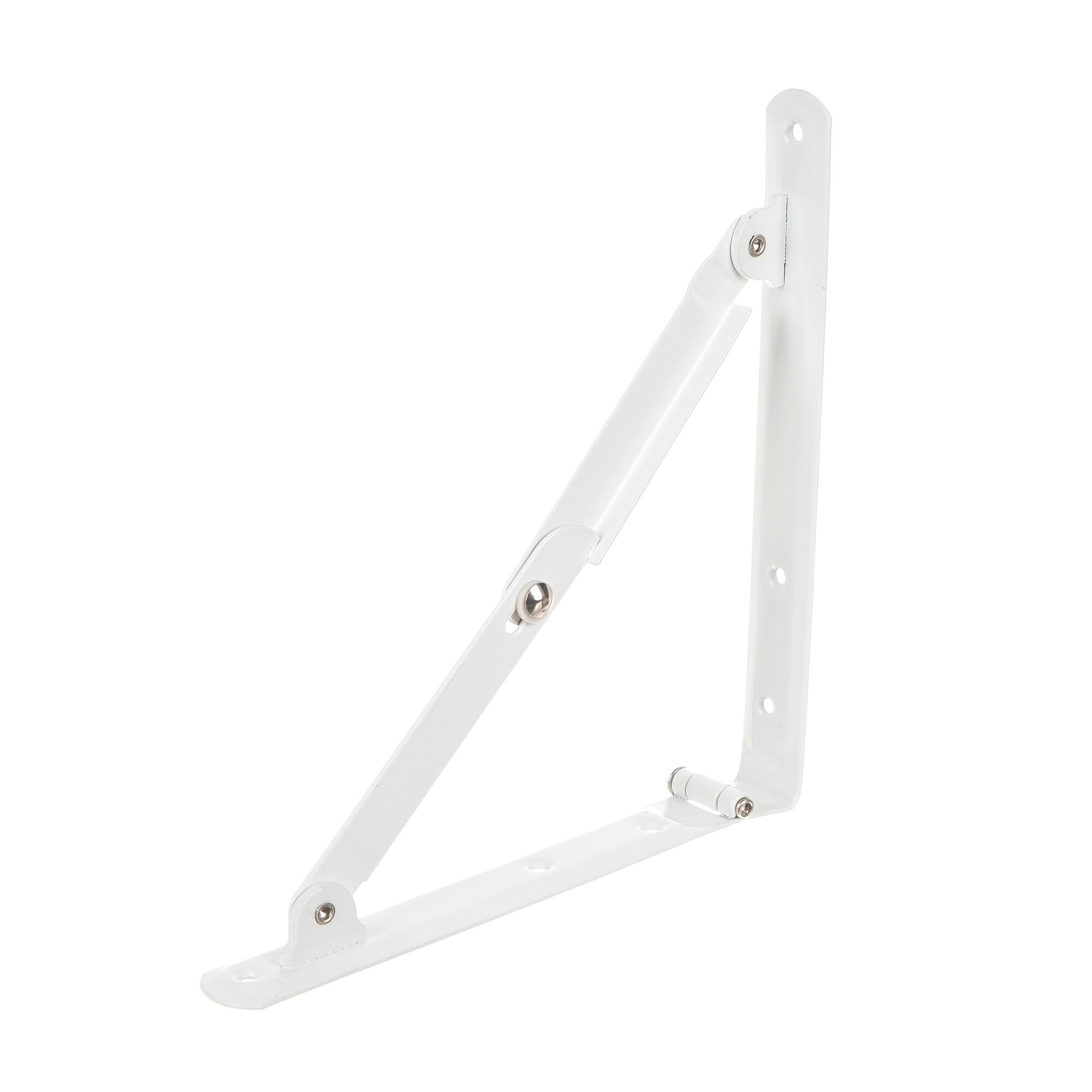 Consola raft, rabatabila, 200 x 200 mm, alba | Leroy Merlin