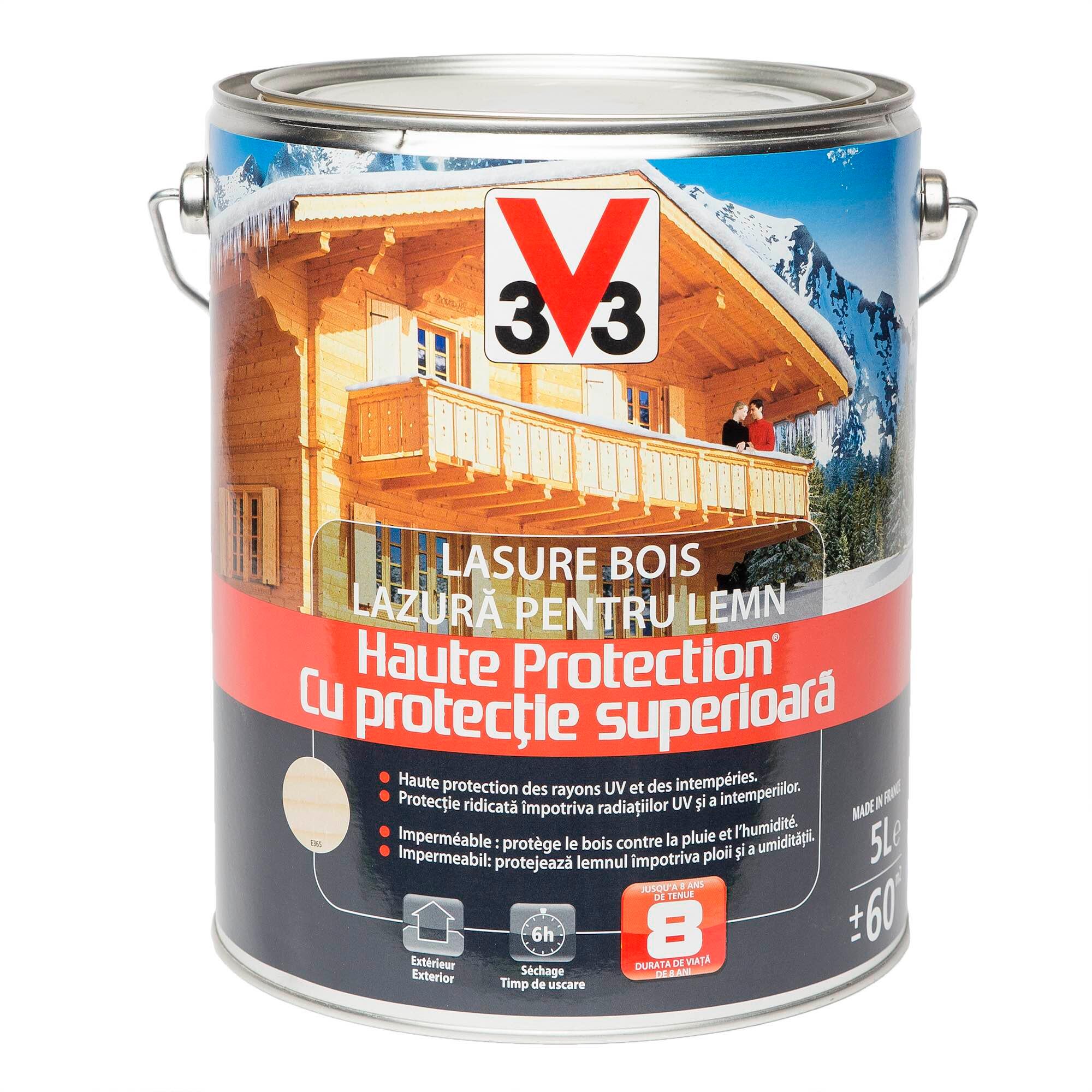 Lazura lemn V33, cu protectie superioara, exterior, stejar mediu, 5 L