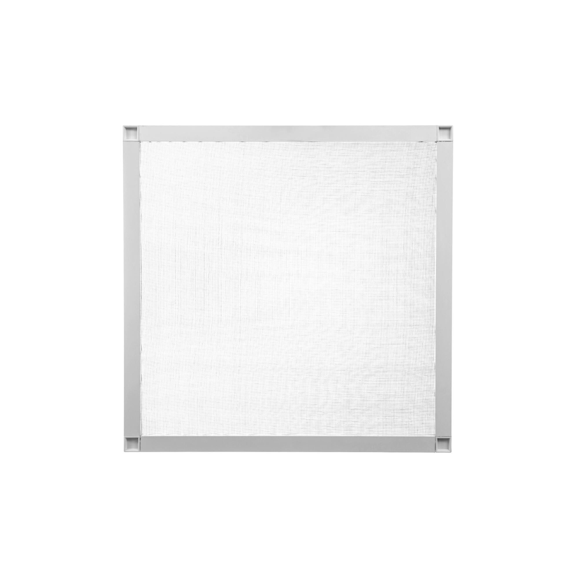 Plasa protectie tantari, pentru fereastra, fixa, 49 x 49 cm, rama aluminiu, alb