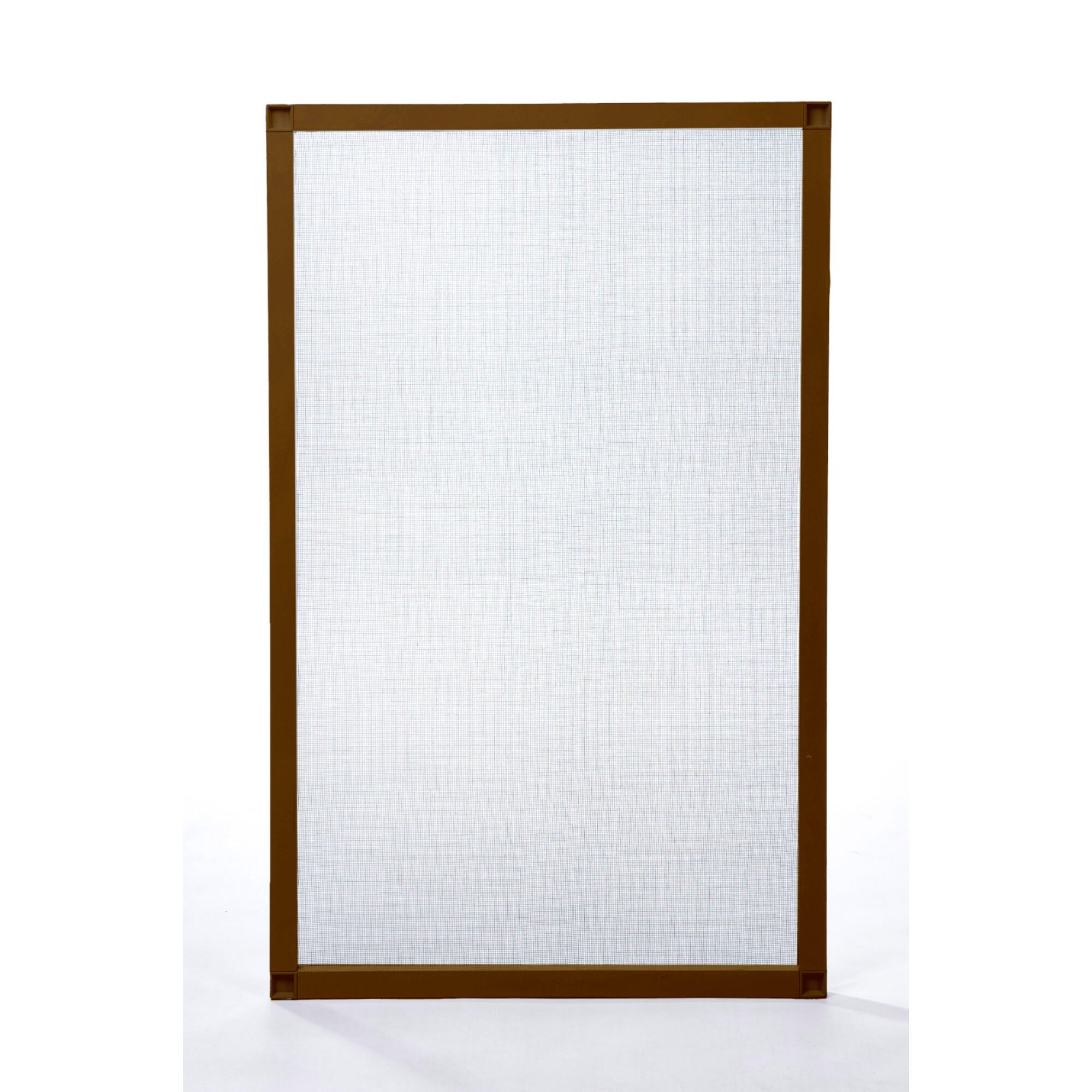 Plasa protectie tantari, pentru fereastra, fixa, 49 x 79 cm, rama aluminiu, maro