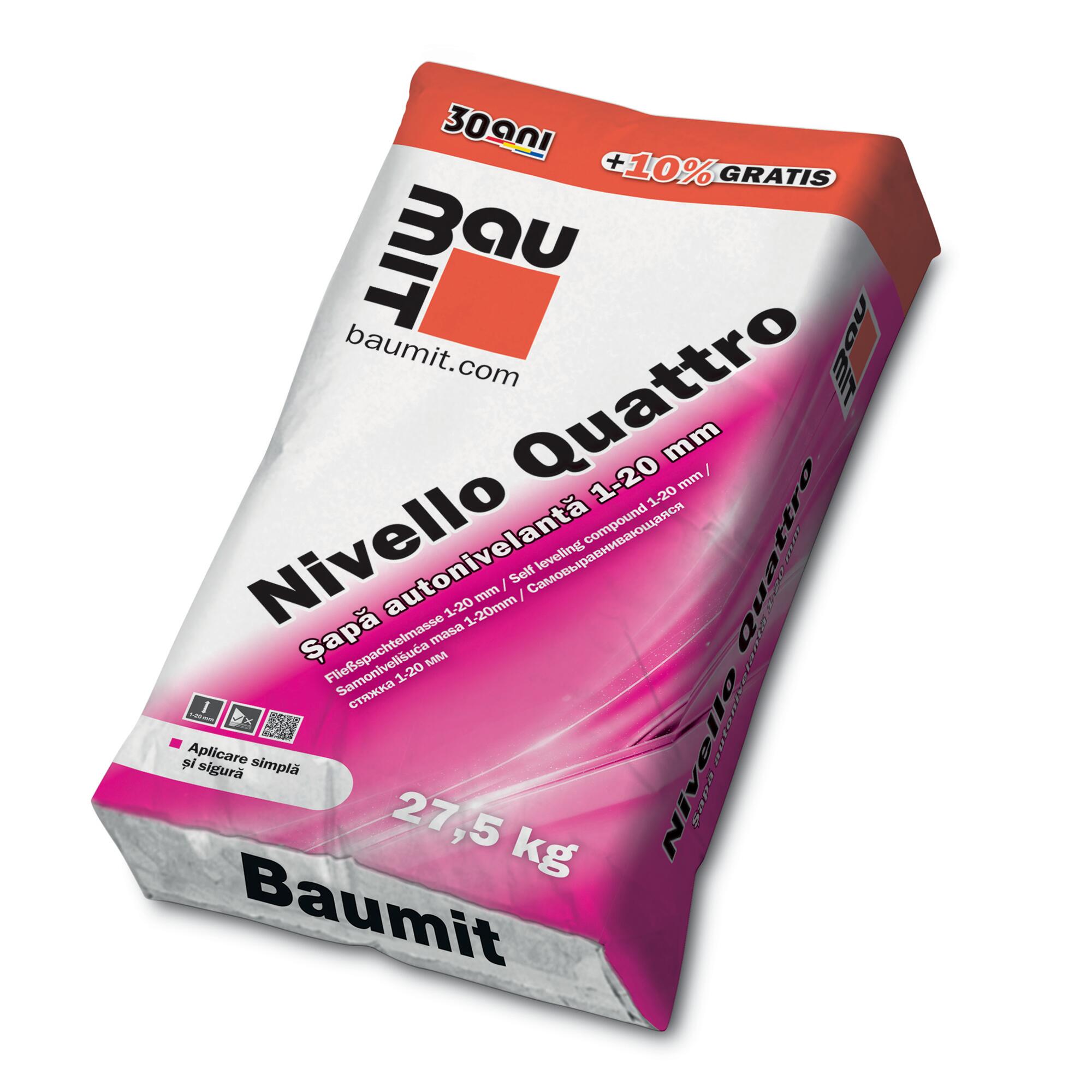 Sapa autonivelanta Baumit Nivello Quattro, 27.5 kg