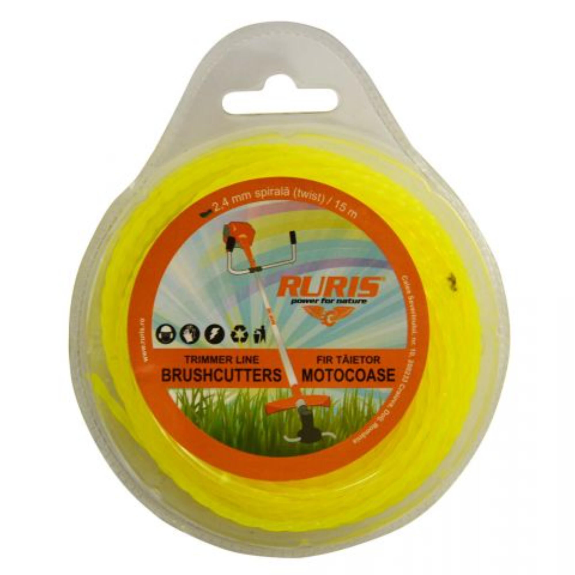 Fir nylon Ruris, spirala, Ø 2.4 mm x 15 m | Leroy Merlin