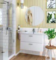 MUEBLE DE BAÑO ECO BLANCO 60X45CM 2 CAJONES - 3
