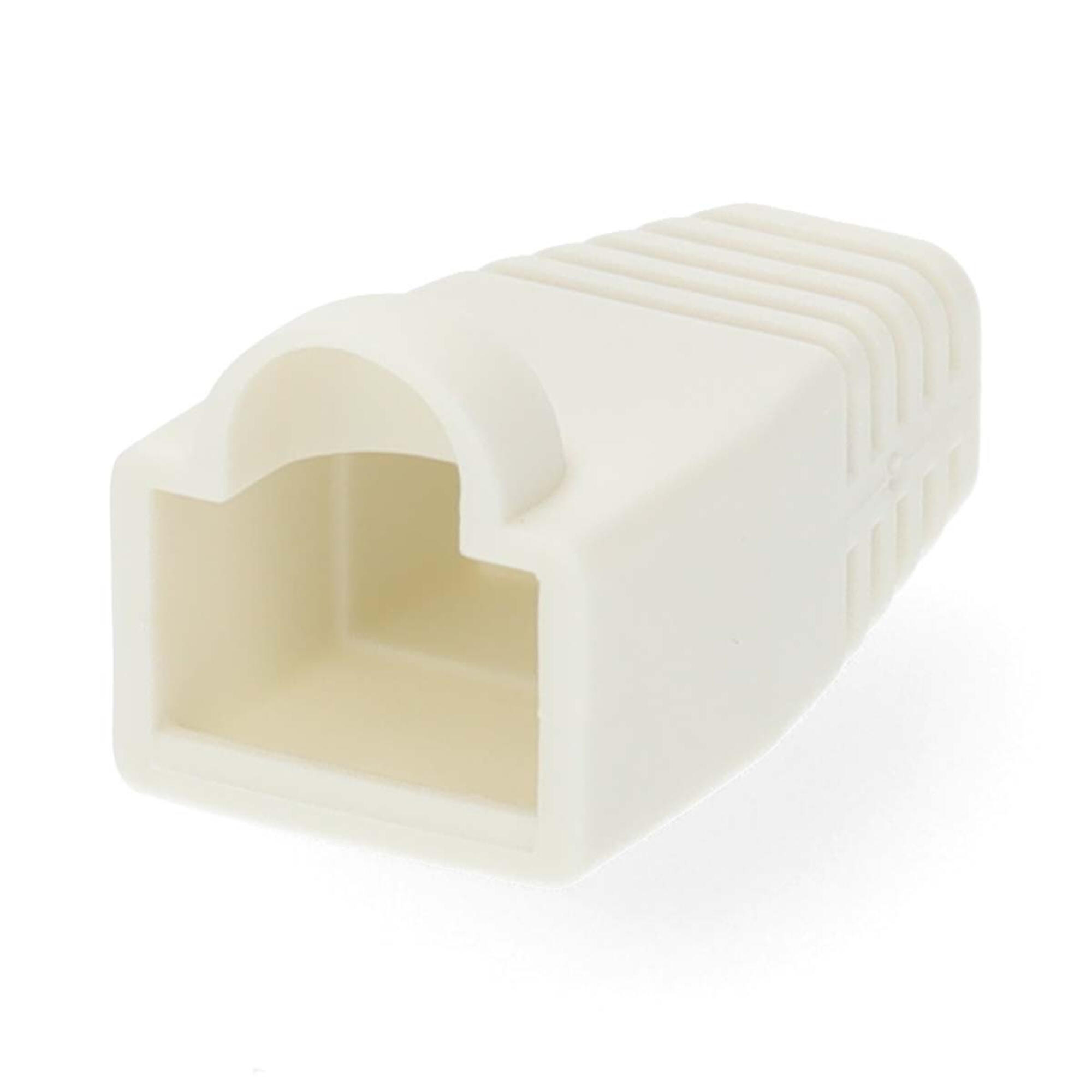 Capac mufa retea RJ45, alb, set 10 buc