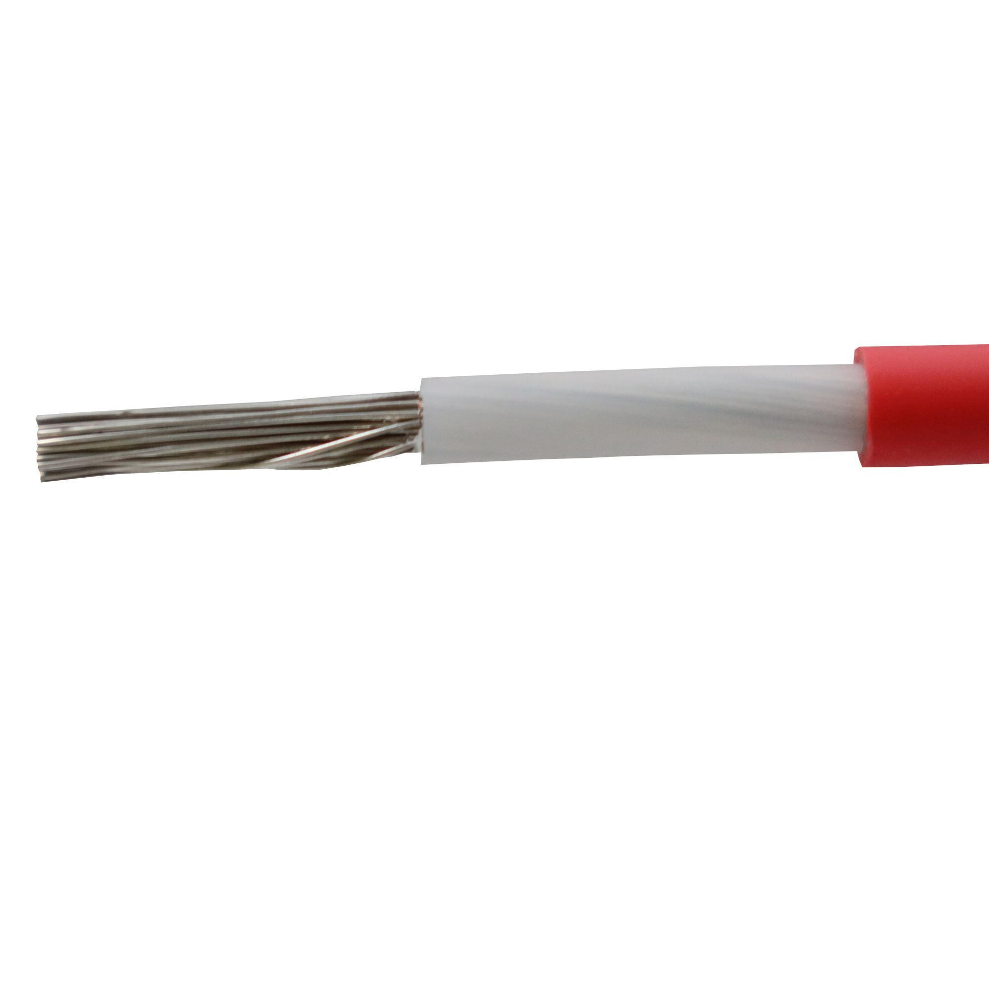 Cablu solar H1Z2Z2-K, 1 x 6 mm², 25 m, rosu
