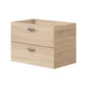 MUEBLE DE BAÑO ECO ROBLE 70X45CM 2 CAJONES - 4