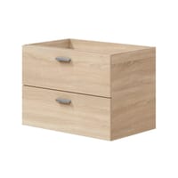 MUEBLE DE BAÑO ECO ROBLE 70X45CM 2 CAJONES - 4