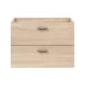 MUEBLE DE BAÑO ECO ROBLE 70X45CM 2 CAJONES - 5