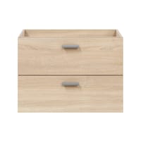 MUEBLE DE BAÑO ECO ROBLE 70X45CM 2 CAJONES - 5