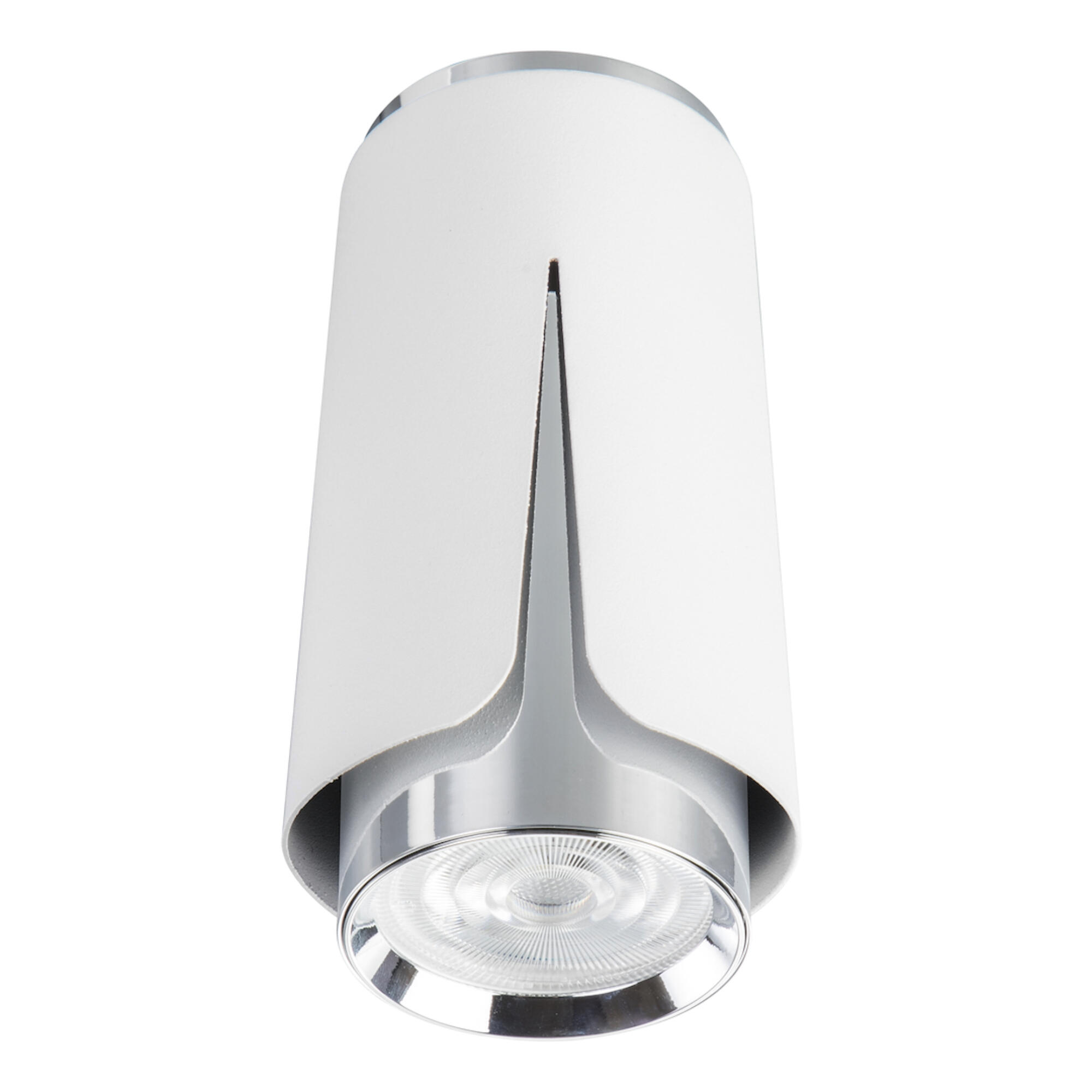 Spot aplicat Flower, 1 x GU10, 8 W, alb - chrome