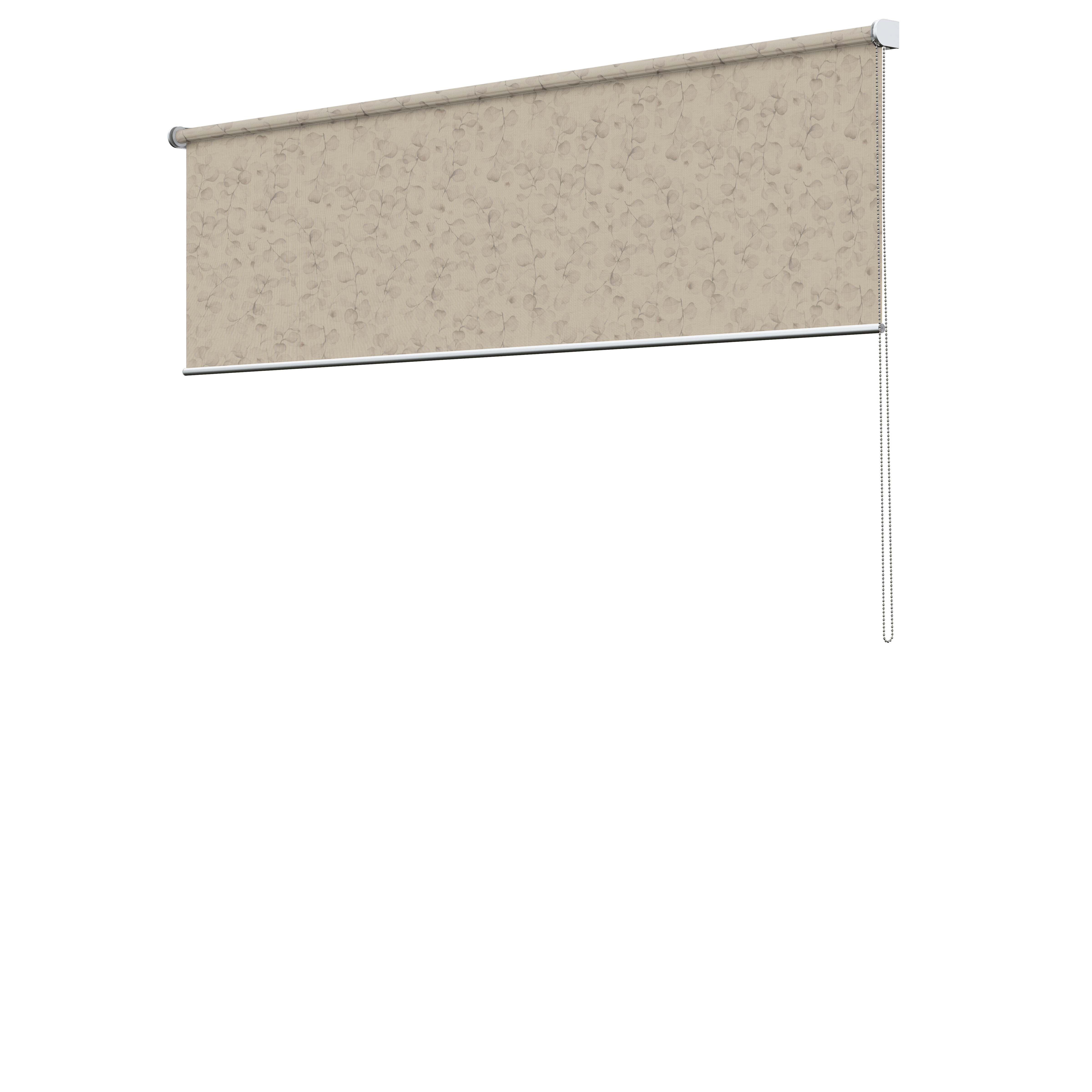 Store enrouleur screen 1541 beige feuille, l.55 x H.190 cm, DECOSOL ...
