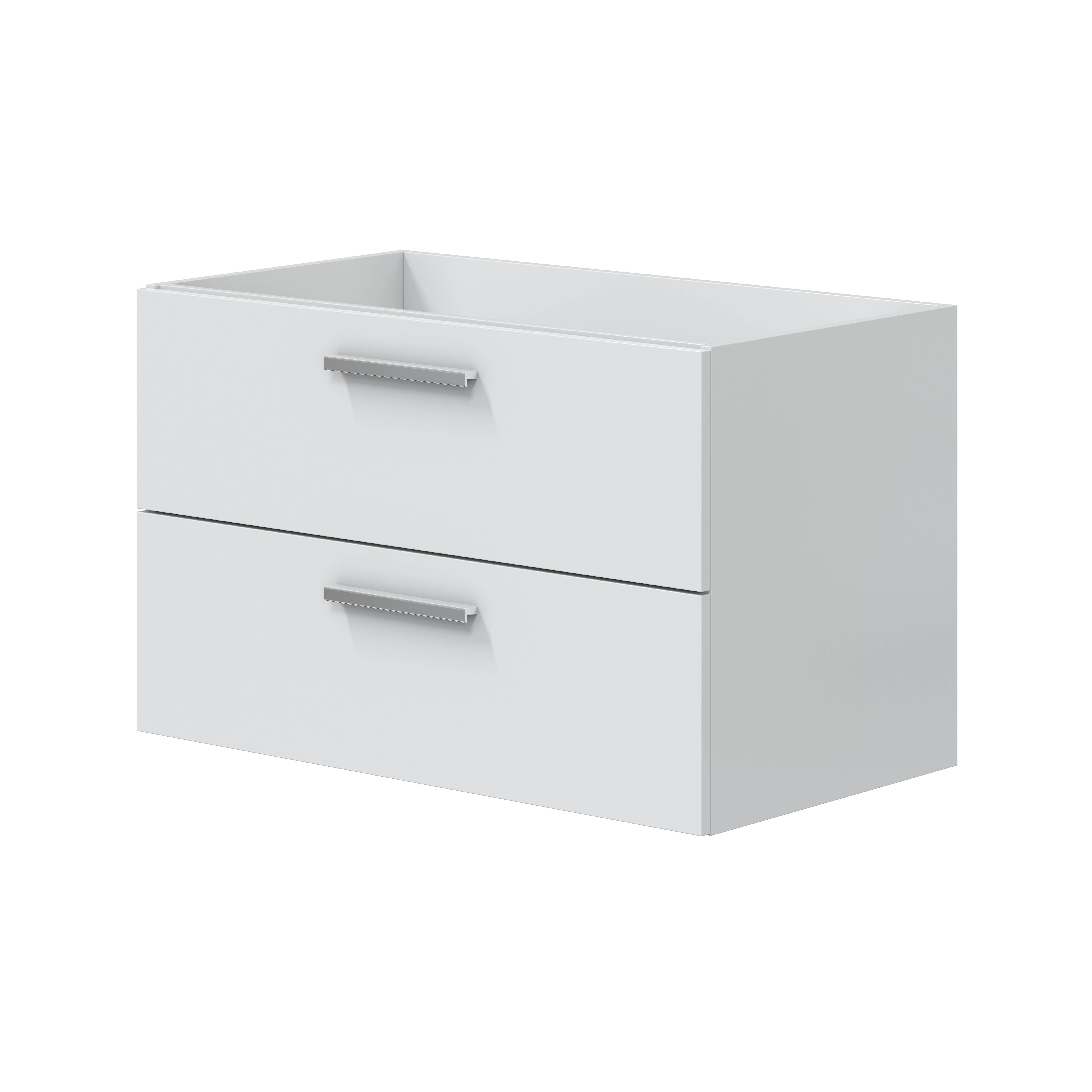 MUEBLE DE BAÑO ECO BLANCO 80X45CM 2 CAJONES - 4