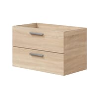 MUEBLE DE BAÑO ECO ROBLE 80X45CM 2 CAJONES - 3