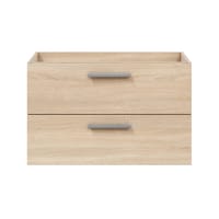 MUEBLE DE BAÑO ECO ROBLE 80X45CM 2 CAJONES - 4