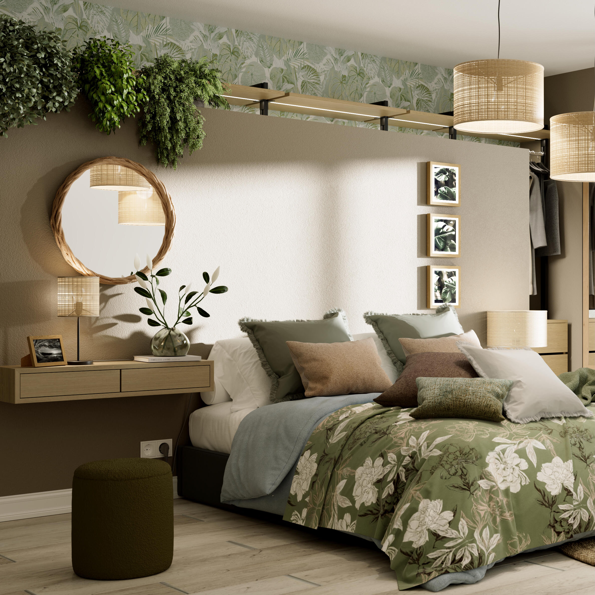 Manta Perfia 130x170cm forest Inspire - 2